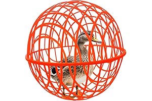 15 Inch Ball-Shaped Rolling Chicken Coop: Safe Walking Net for Poultry Protection