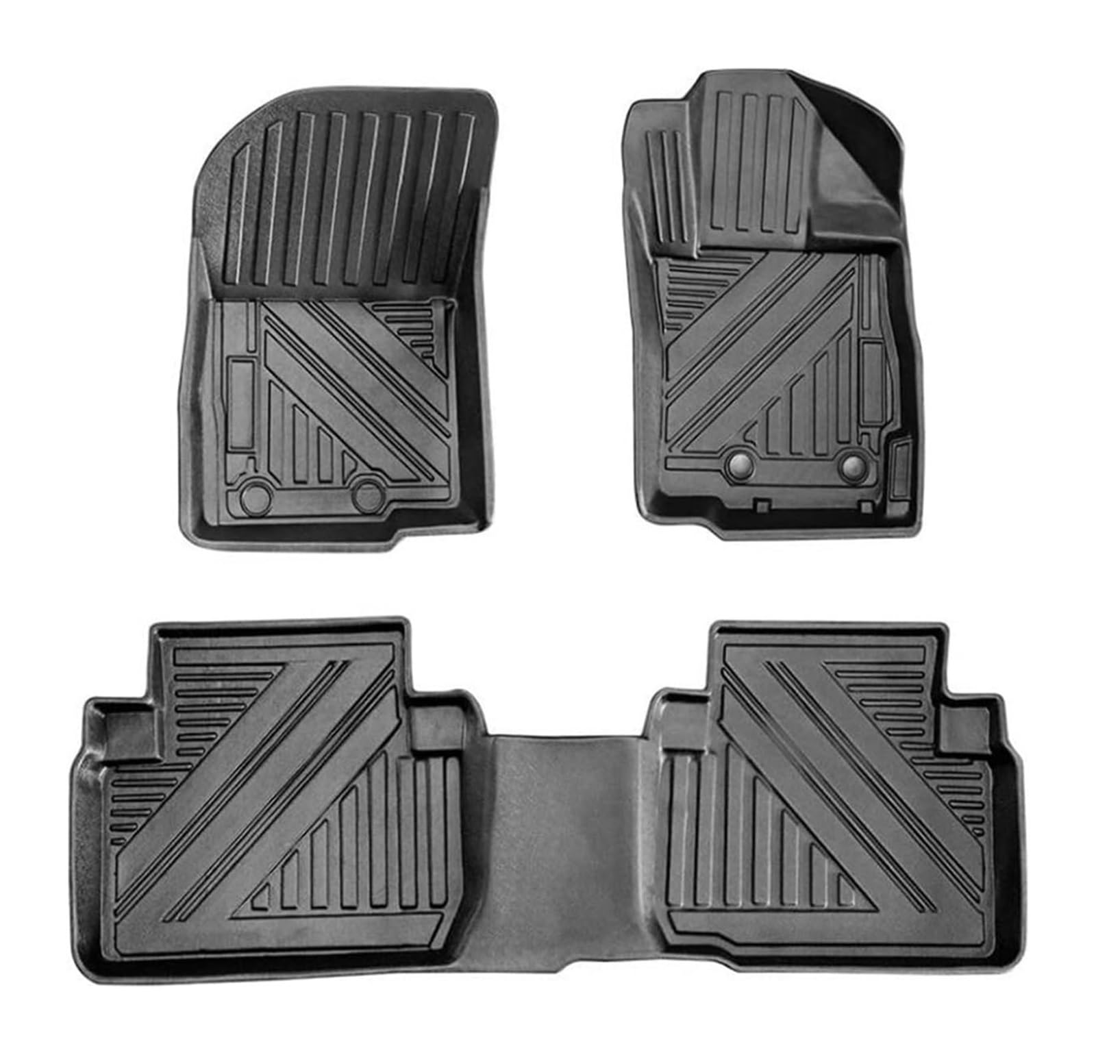 Tapis de sol pour Eclipse Cross 2018-2022 | Ensemble 3D TPE RHD sur mesure - 5