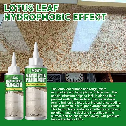 Miniatura 2 de Stone Nano - Agente de chapado de cristal, agente de revestimiento de cristal nano de mármol, agente de chapado de cristal de piedra, agente de