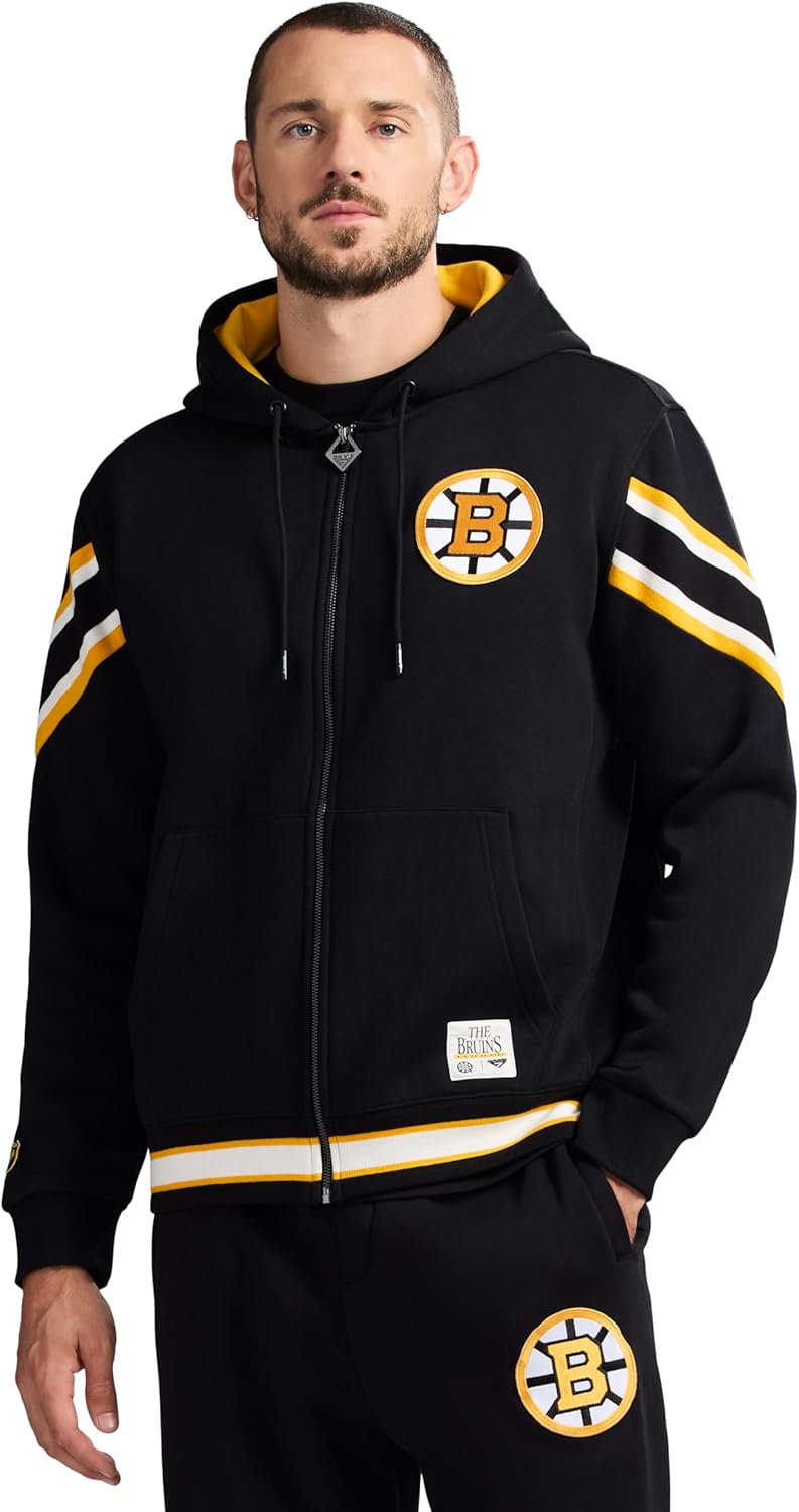 GAME 7 NHL mens X Nhl Men's Officially Licensed Long Sleeve Zip Up Hooded Fleece Sweatshirt