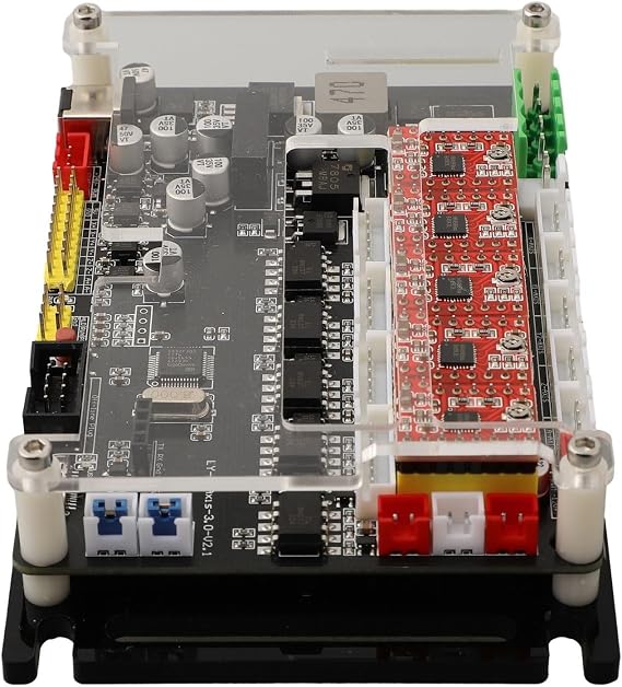 4-Axis Stepper Motor Driver Controller Board for GRBL CNC Router Engraver with USB Interface and A4988 Modules for CNC Milling