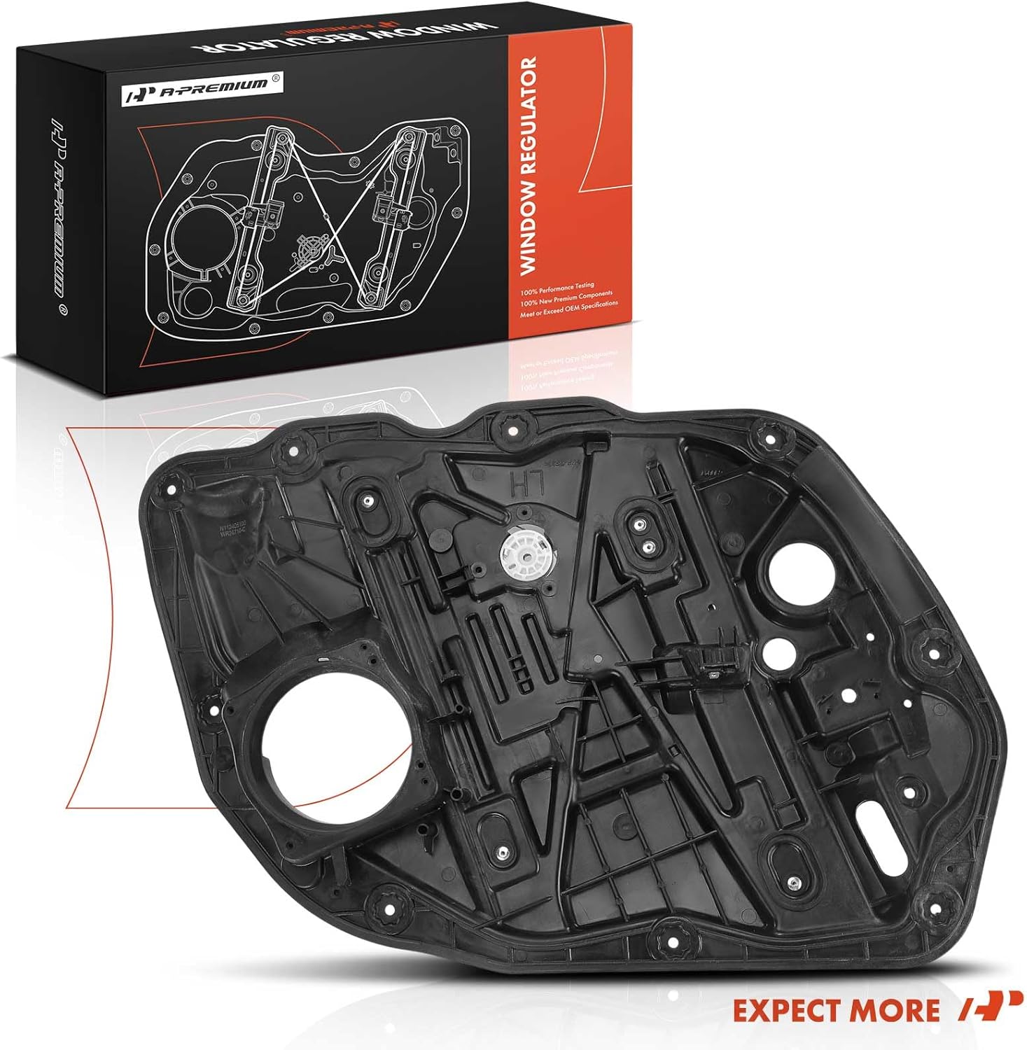 A-Premium Front Driver Side Electric Power Window Regulator Without Motor Compatible with Kia Optima 2011 2012 2013, with Panel