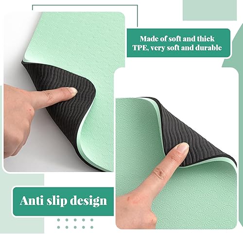 Miniatura 66 de 3 tapetes silenciadores para máquina de coser, tapete para máquina de coser, almohadilla de goma antideslizante que se mantiene en su lugar para Rosa