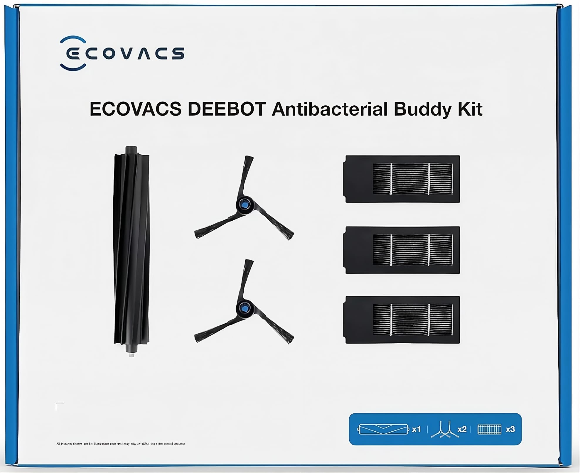ECOVACS DEEBOT X2 Omni Saugroboter mit Wischfunktion (X2 Omni Buddy kit)