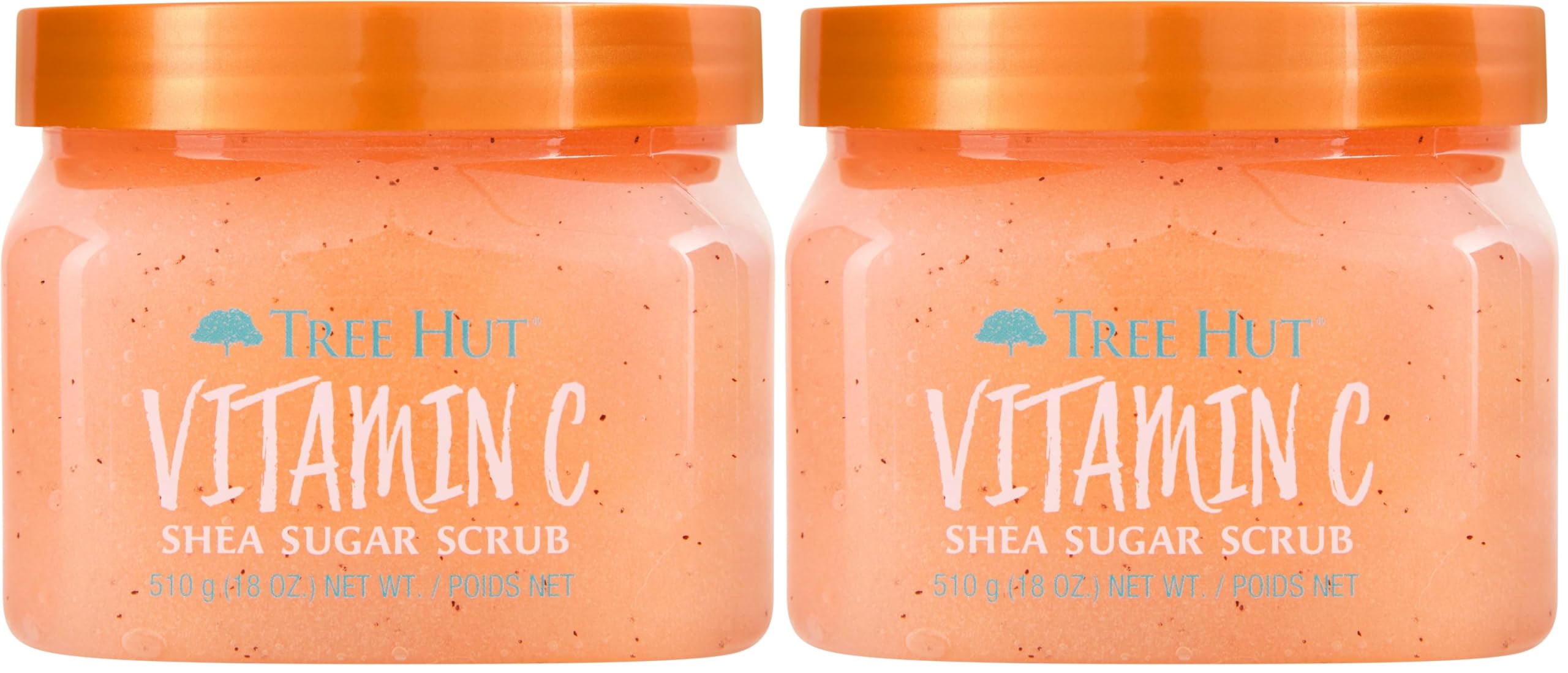 Vitamin C Sugar Scrub | 18 oz | Ultra Hydrating | Nourishing | Pack of 2