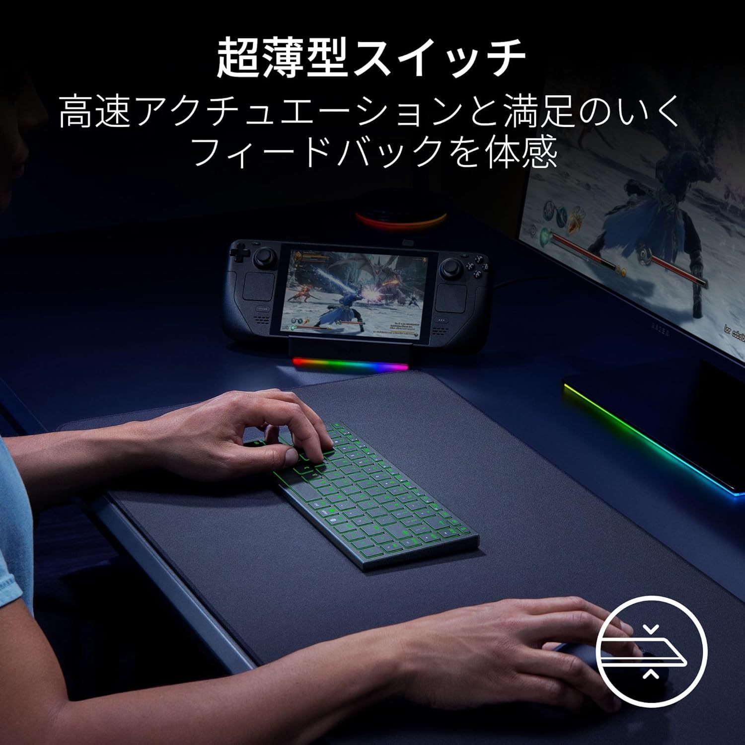 Amazon.co.jp: Razer Joro ポータブル ワイヤレス ゲーミング