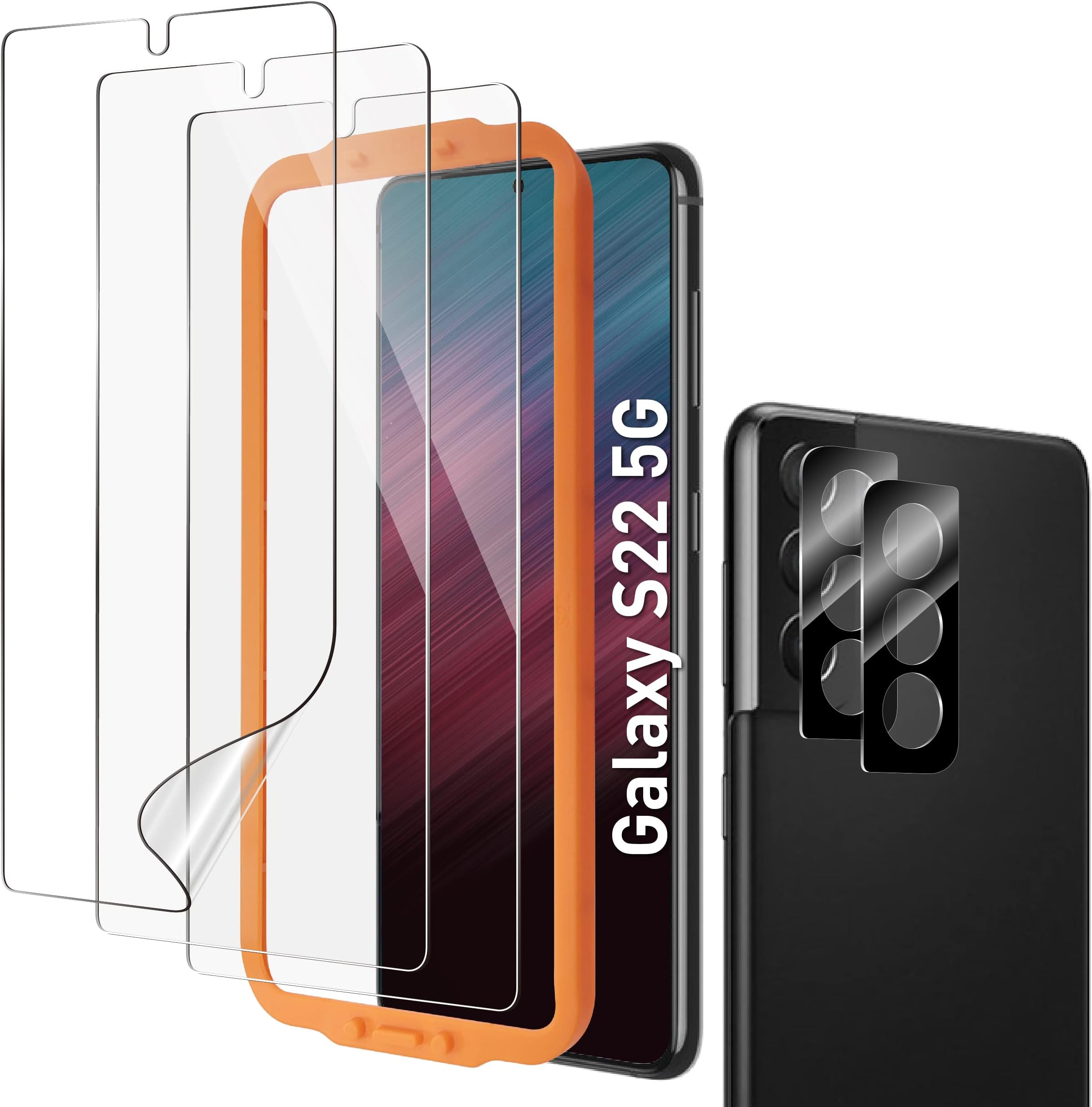 S22 Screen Protector & Camera Lens Protector