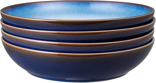 Denby 421048944 Blue Haze 4 Piece Pasta Bowl Set