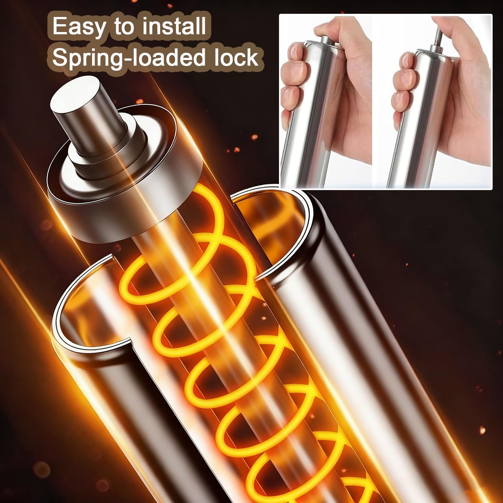 Rulli di ricambio per trasportatori industriali non alimentati, in acciaio inox, 300 mm, per un facile montaggio fai da te in fabbriche e magazzini (diametro 38 mm)