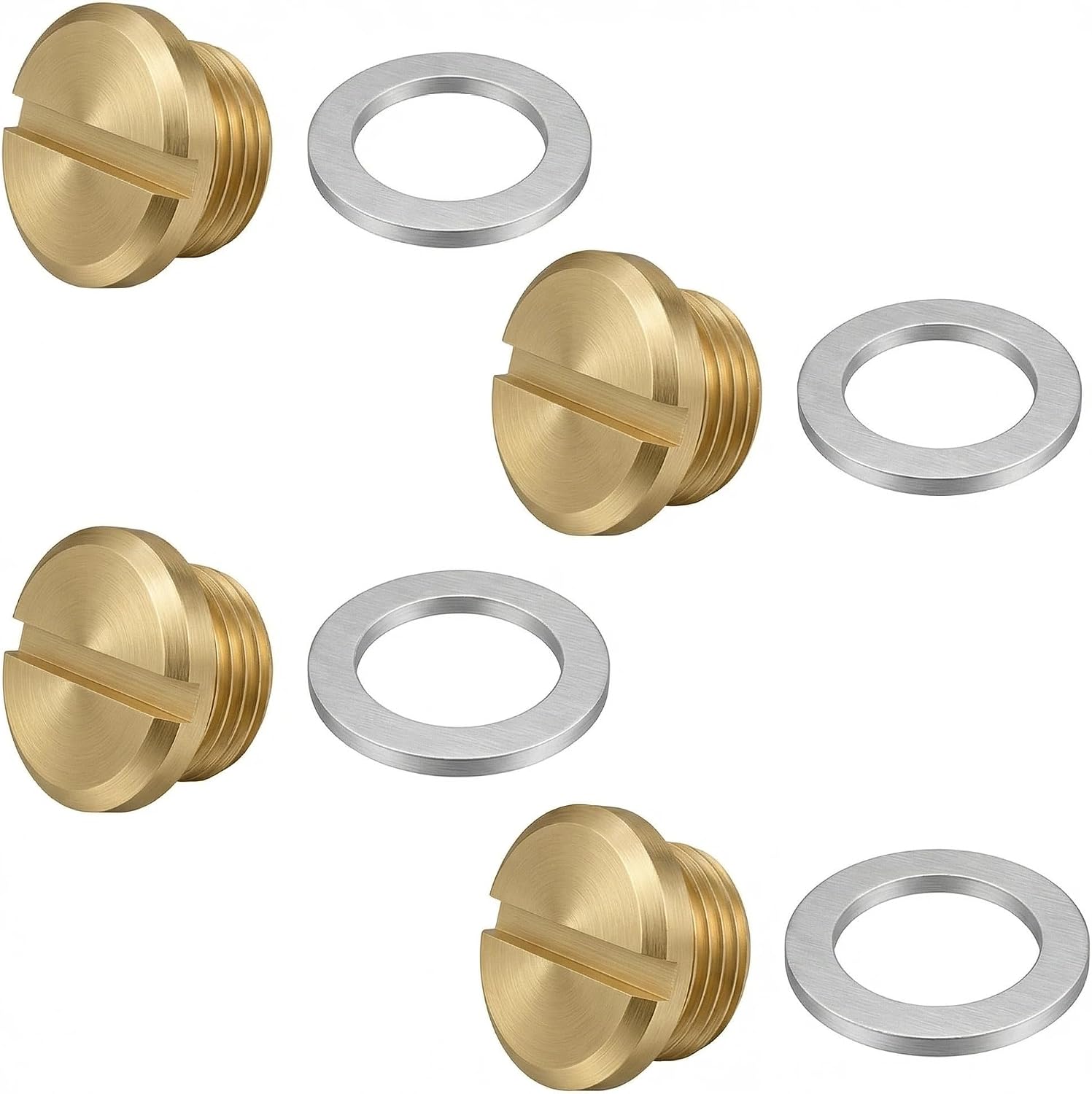 26-13 Carburetor Sight Plugs for Holley 4500 4500 4150 Carburetor Replacement - 5/16"-24 Thread Plug (4 Pack)