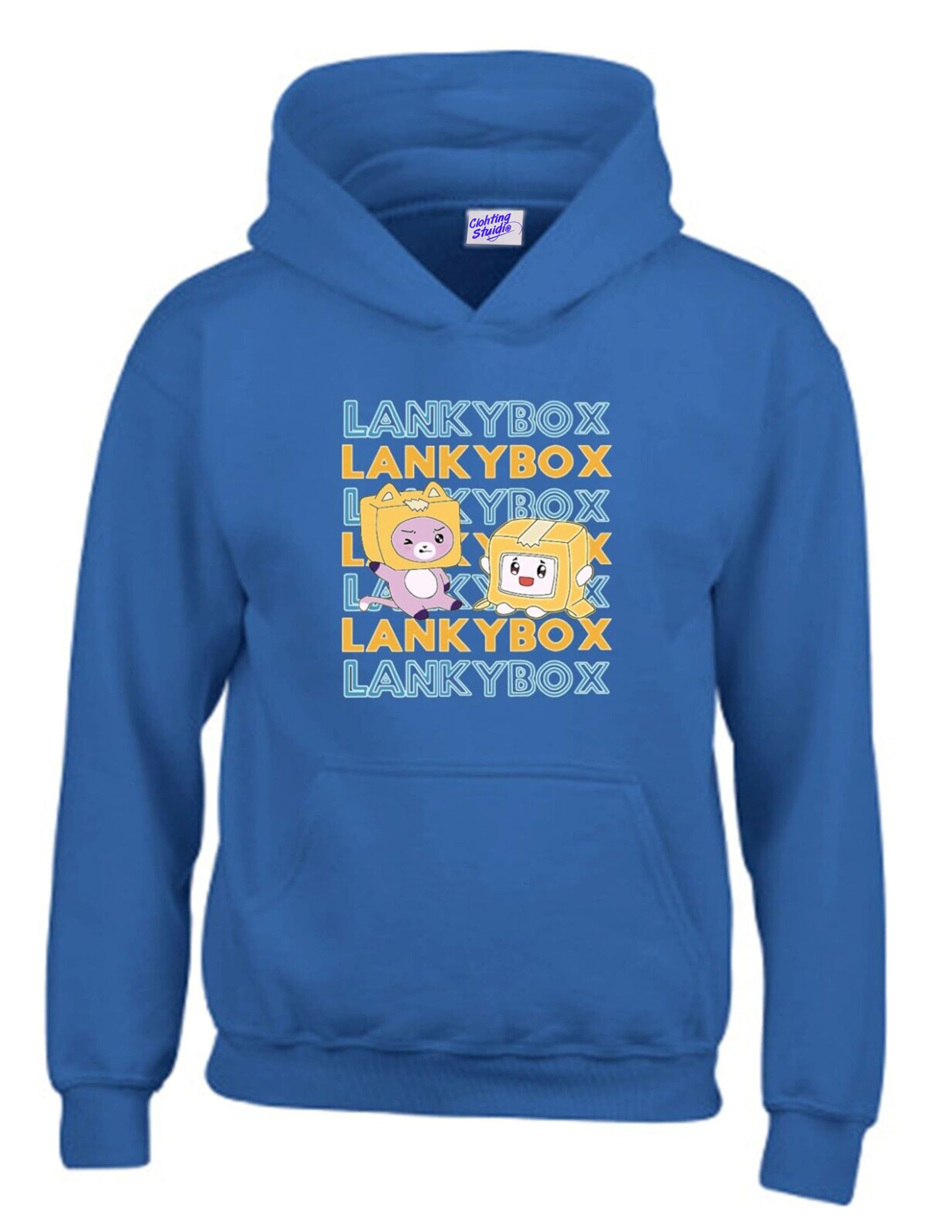Radiance Lanky Toy Funny Foxy and Boxy Merch Unisex Kids Hooded Top Great Royal