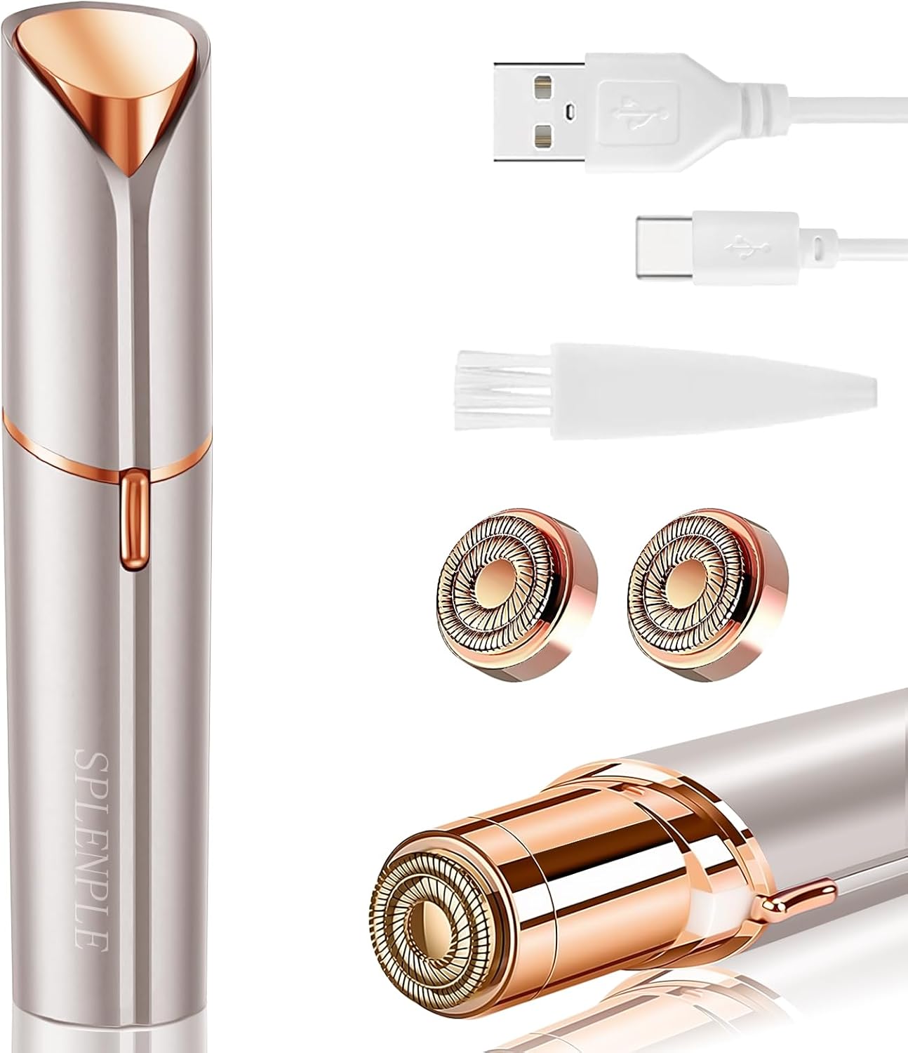 Facial Hair Remover for Women: Rechargeable Hair Removal Device – Painless Face Shaver for Women Upper Lip Chin Facial Hair Remover for Women: Rechargeable Hair Removal Device – Painless Face Shaver for Women Upper Lip Chin