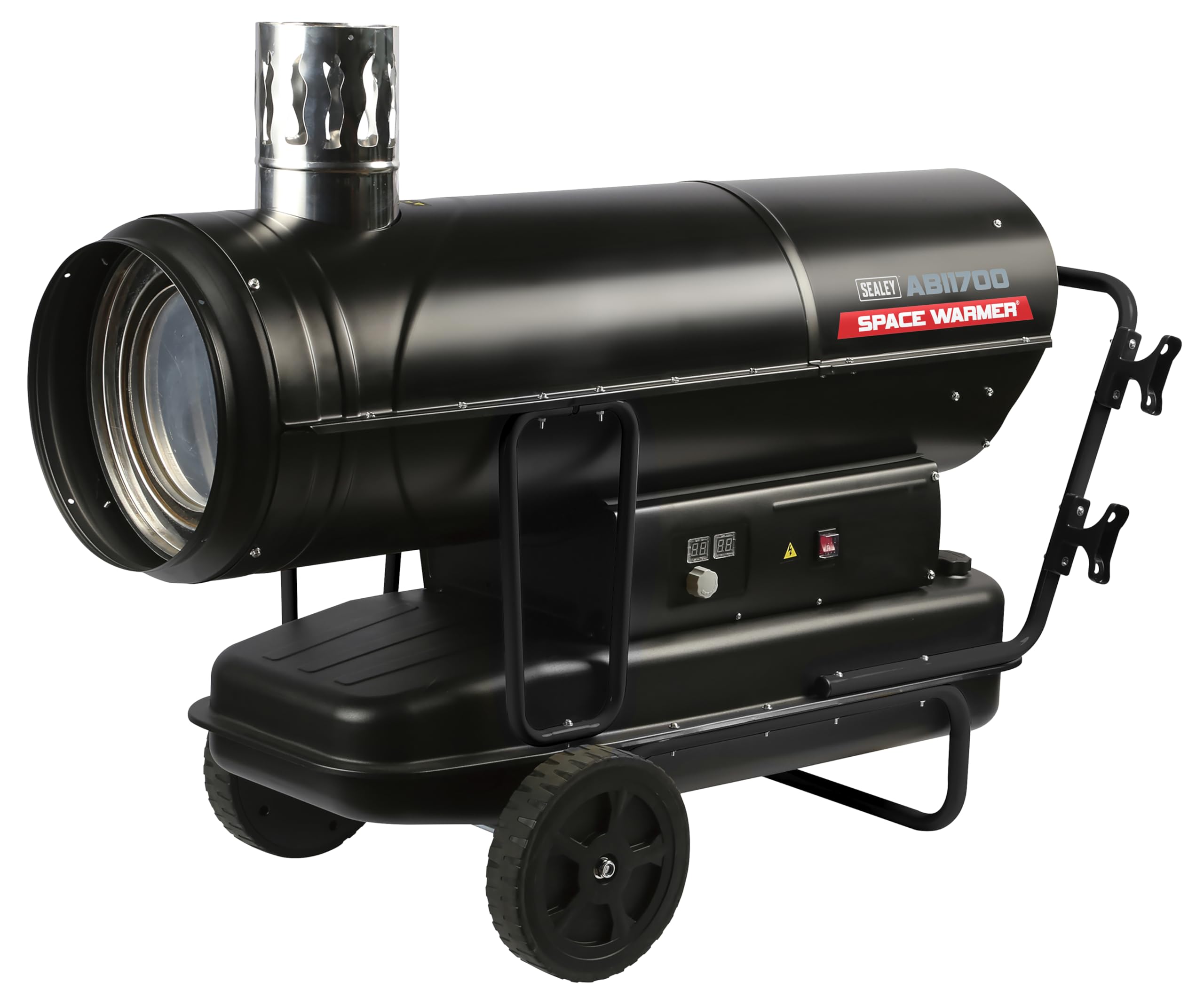 Sealey Space Warmer Indirect Kerosene/Diesel Heater with Wheels 170,000Btu/hr