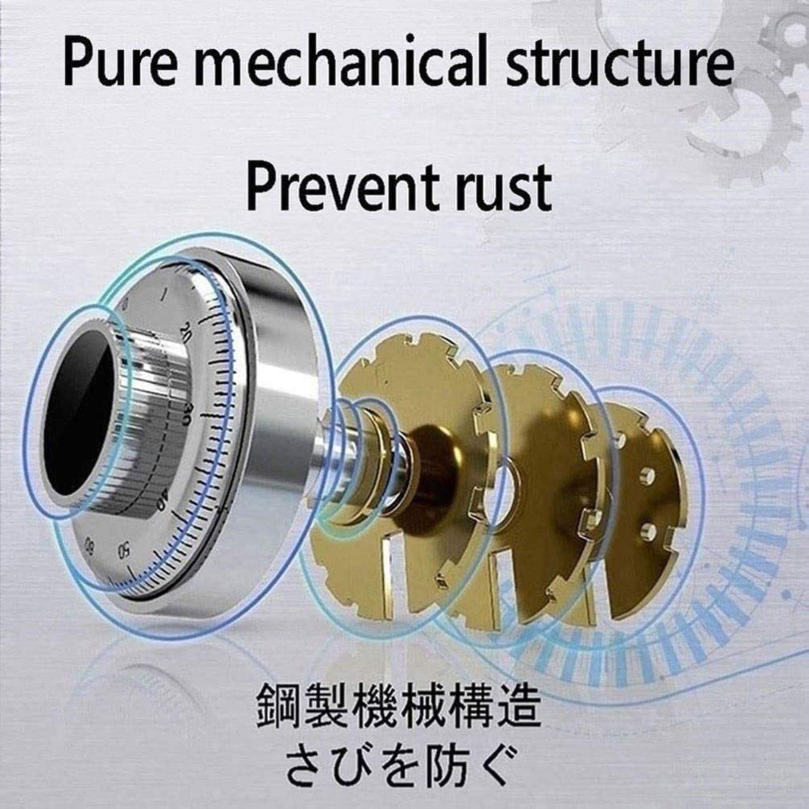 Strongbox - Caja fuerte ignífuga impermeable para el hogar y las cajas de seguridad ignífugas para la oficina de la empresa, el hogar, acero antirrobo, caja de almacenamiento, altura 25 cm / 30 cm