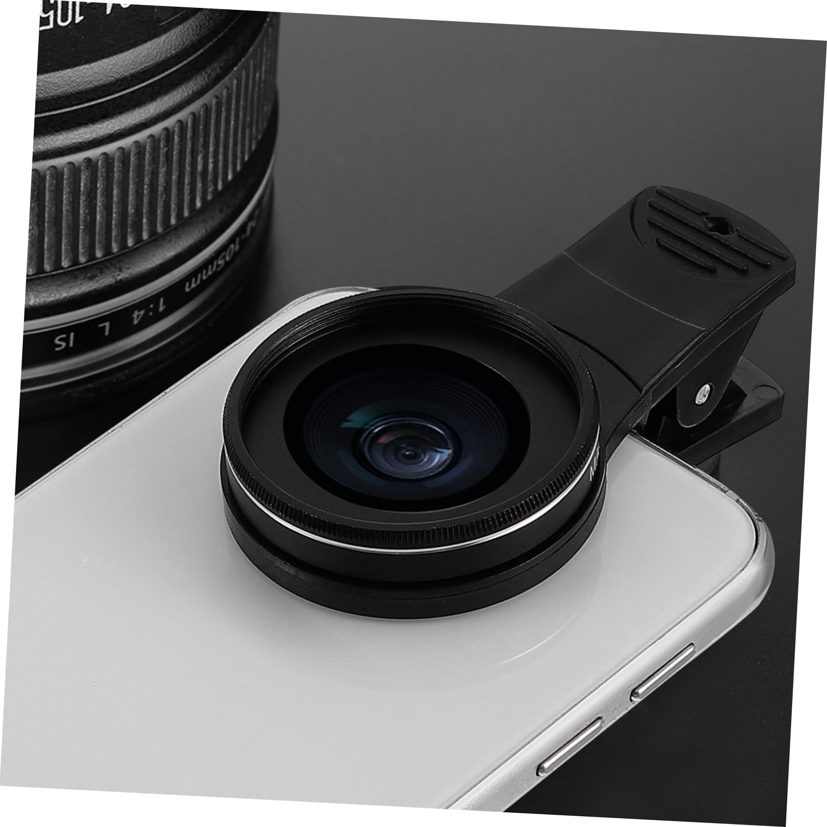 Mikinona Kit Di 3 Lenti Macro Per Fotocamera Del Telefono 37 Mm Grandangolo Senza (15x/30x)