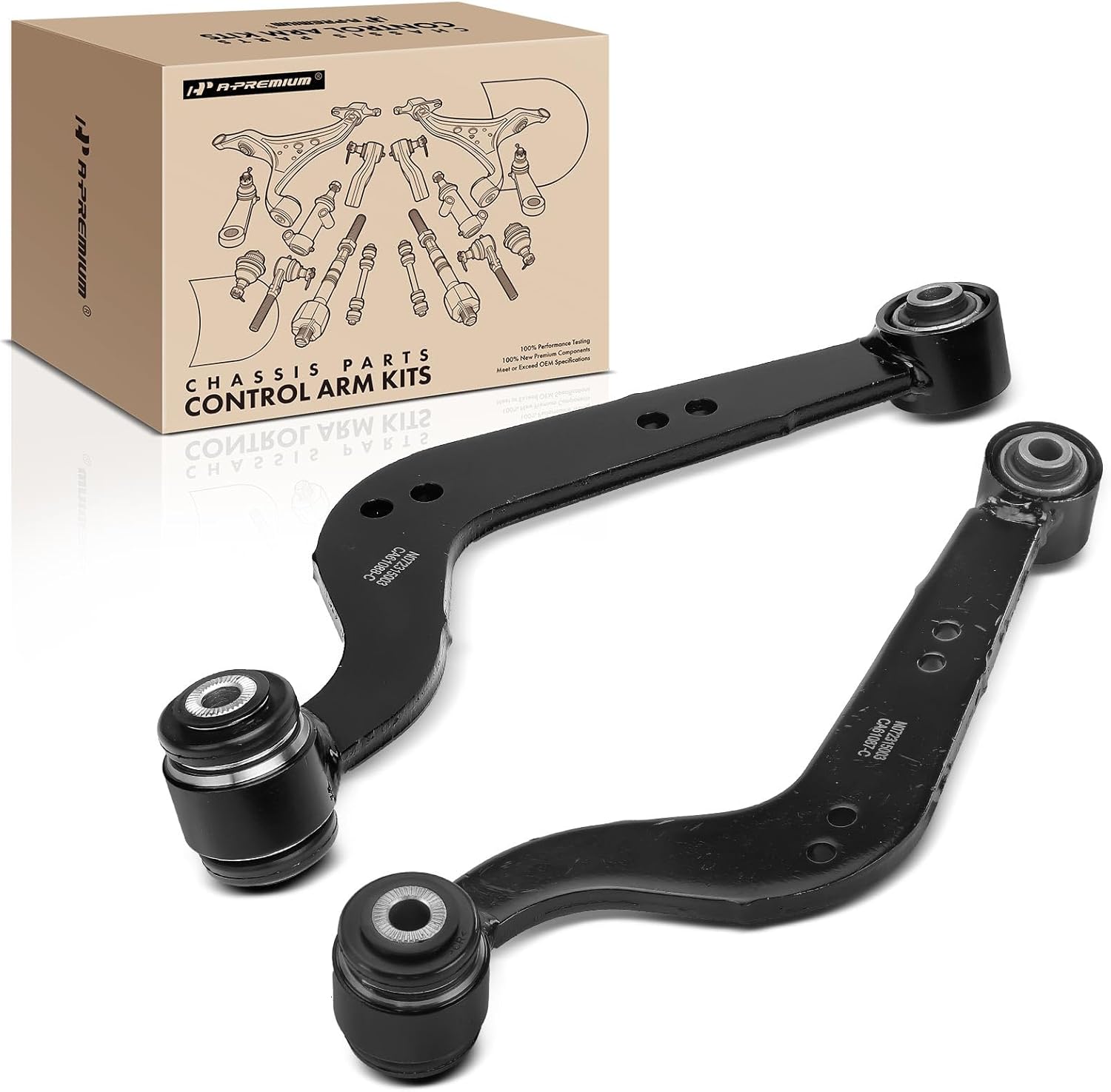 A-Premium 2 x Rear Upper Control Arms, with Bushing, Compatible with Toyota RAV4 2006-2017 & Lexus NX200t 2015-2017, NX300 2018-2019, NX300h 2015-2019