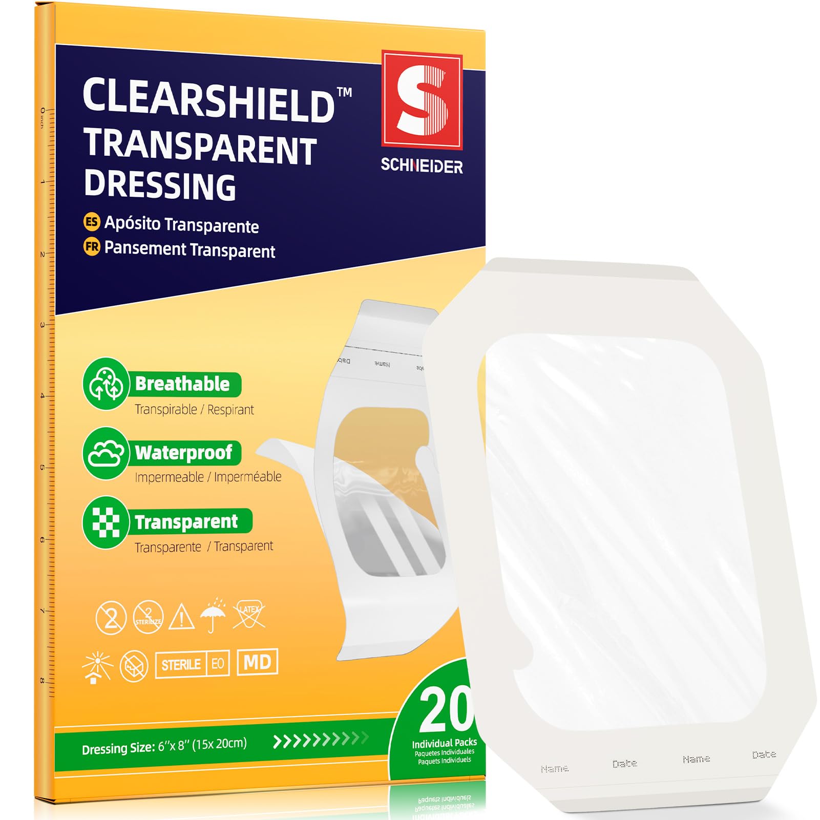 ClearShield Transparent Film Dressing 6