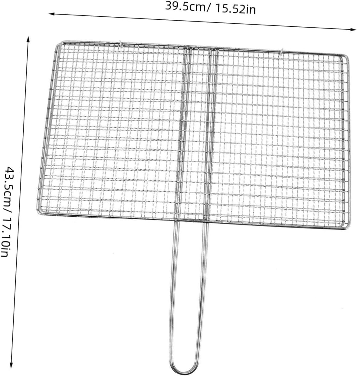Bbq Veggie Grill Basket Clip Style Meat Grill Rack Outdoor Camping Grilling Basket Stainless Steel