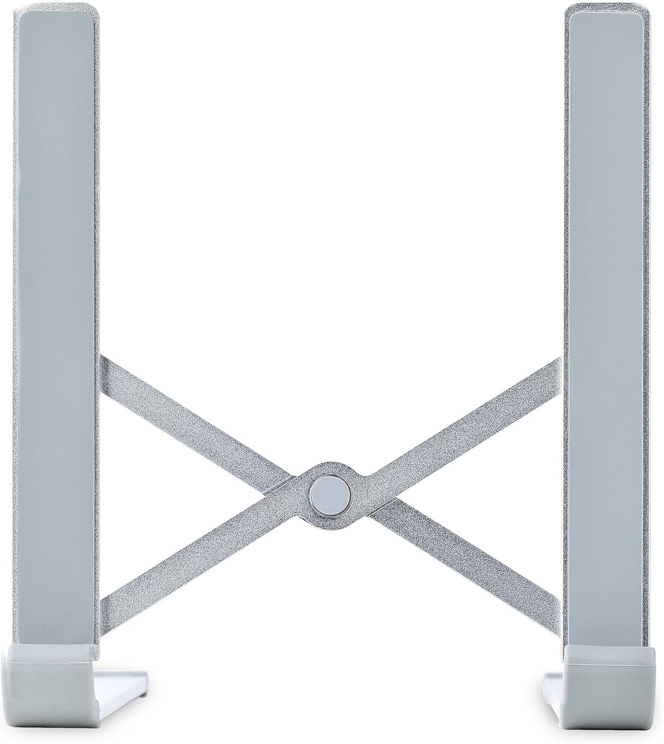 StarTech.com Foldable Laptop Riser Stand, Portable Height Adjustable Ergonomic Laptop Stand, Ventilated Aluminum Frame Supports 22lb (10Kg), Tilt/Raised/Angled Laptop/Tablet Stand (Laptop-Riser-BAR)