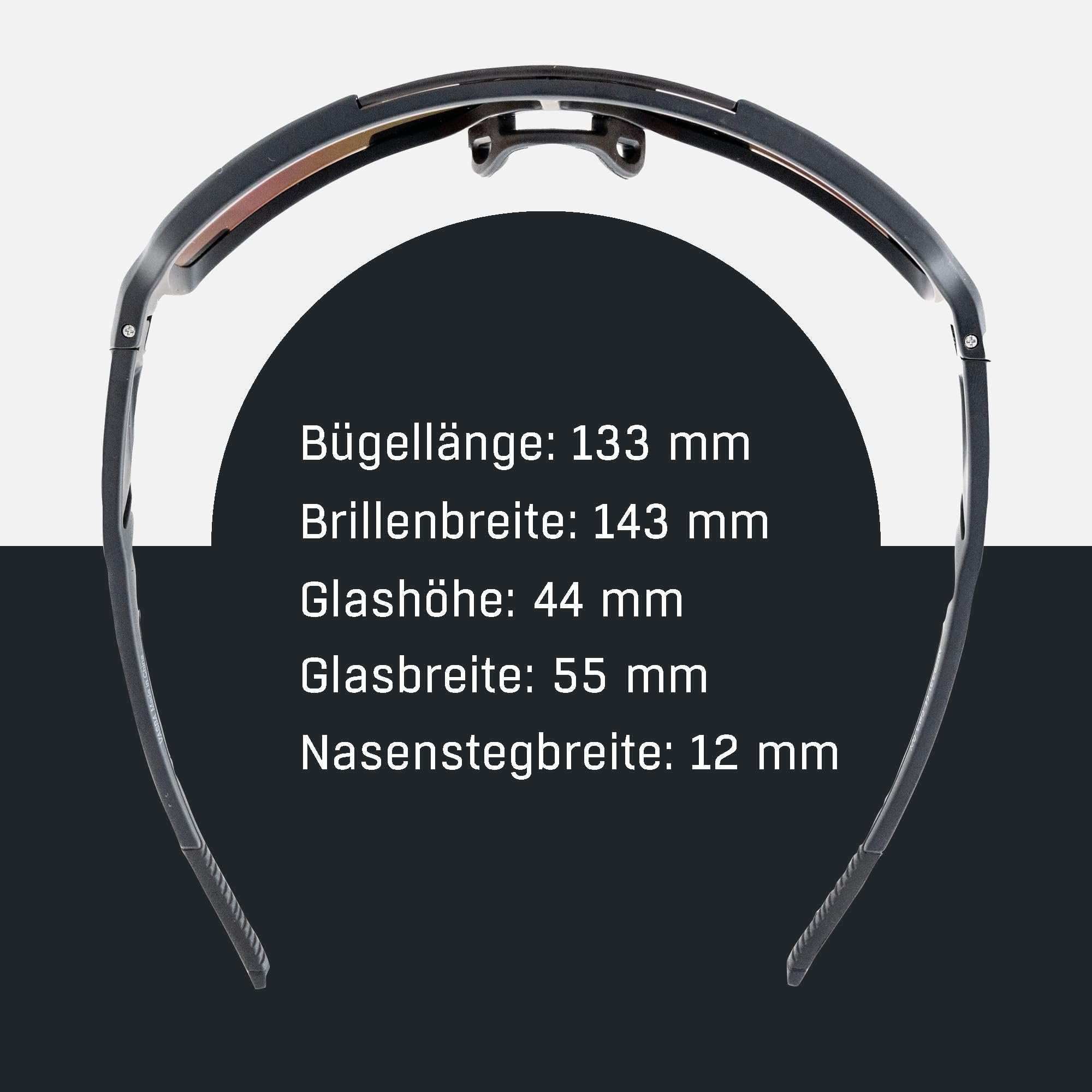 ALPINA VASBA, stylische Sportbrille, für Fahrrad, E-Bike, Laufen, für Damen und Herren