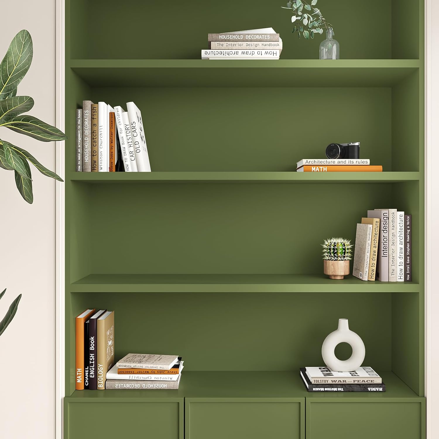 Olive Green Wallpaper Stick and Peel Solid Green Contact Paper for Cabinets 15.7"x472" Self Adhesive Matte Olive Wall Paper Thick Waterproof Removable Vinyl Countertop Wrap for Kitchen Shelf