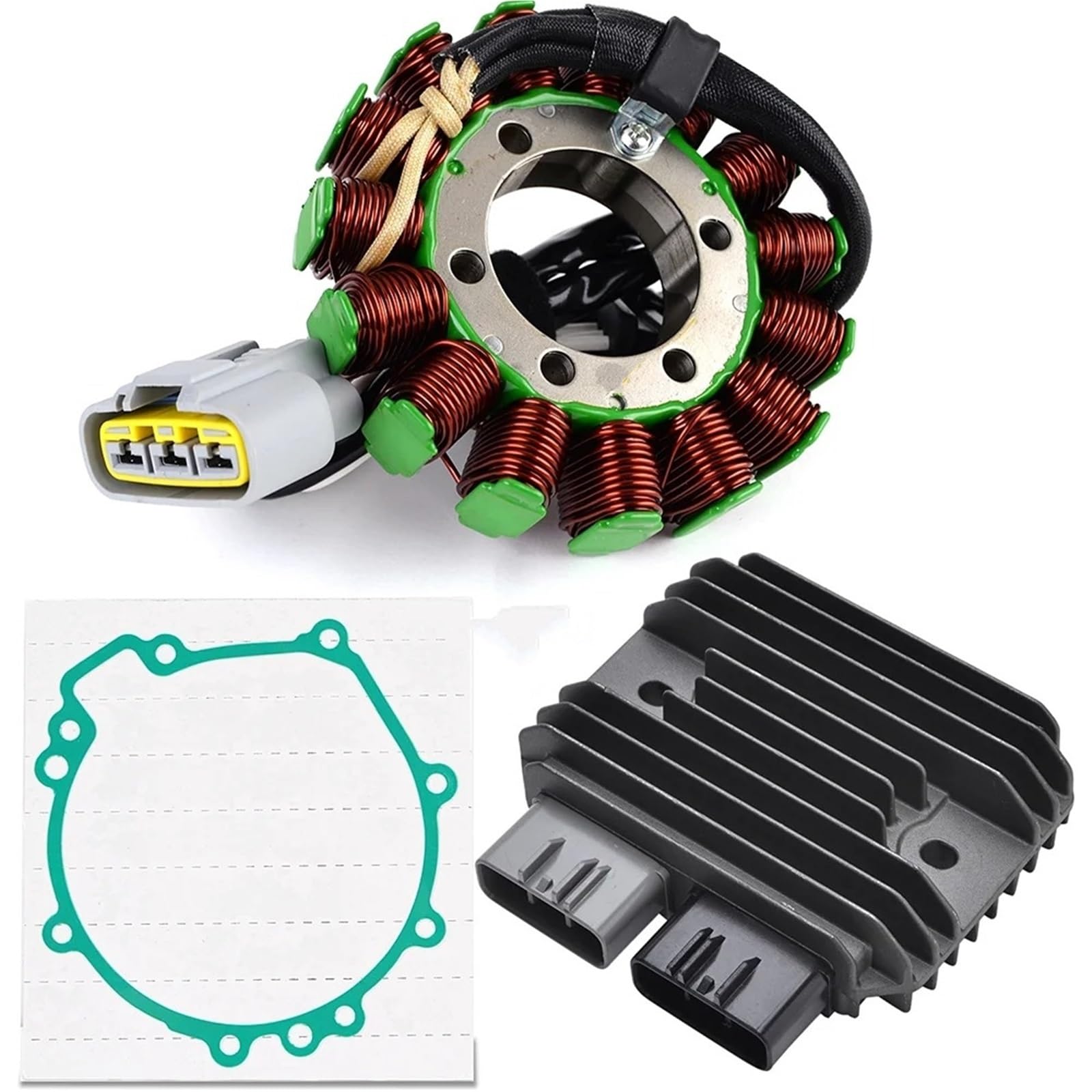 Stator Spule Für Kawasaki ZX1000 Für Ninja ZX-10R ZX 10R 2008 2009 2010 Generator Stator Spule Gleichrichter Dichtung(Model 2)