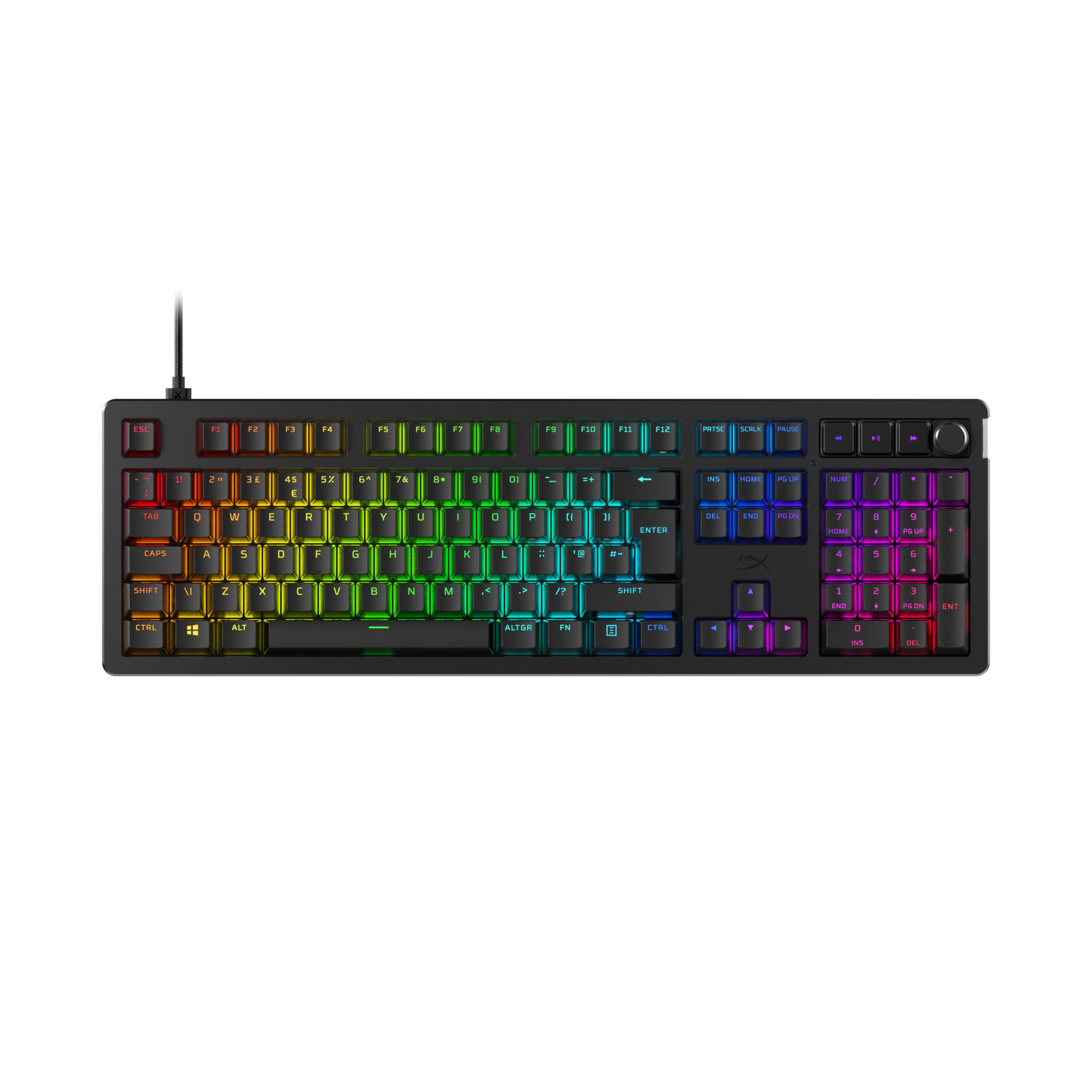 HyperX Alloy Rise | Hot-Swappable Mechanical Gaming Keyboard | PC | Ambient Light Sensor | Gasket Mounted Linear Switches