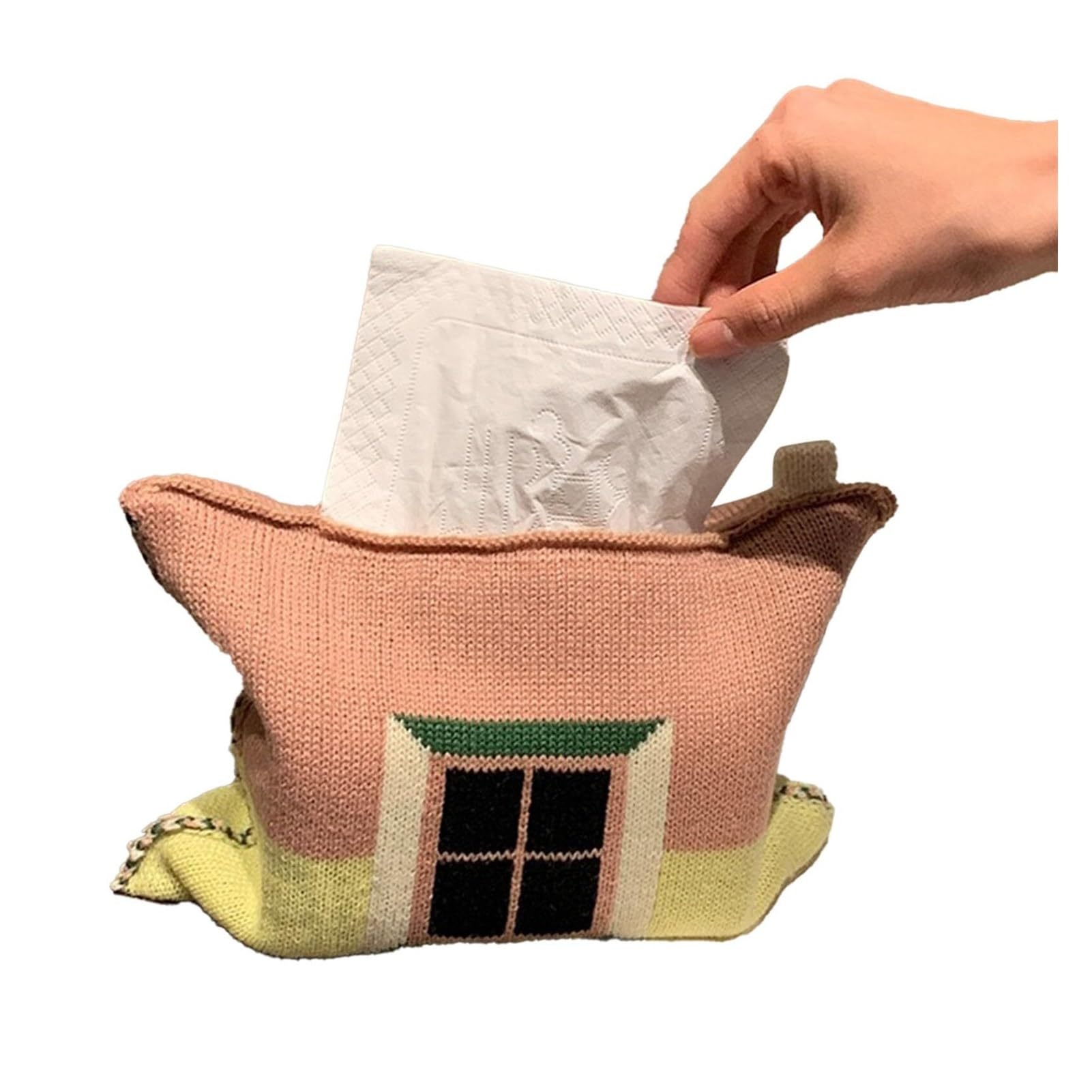 Tissue Dispenser Box Tissue Holder Reusable Box Storage Bag Car Travel Tissues Dispenser Fabric Apartment Must Haves