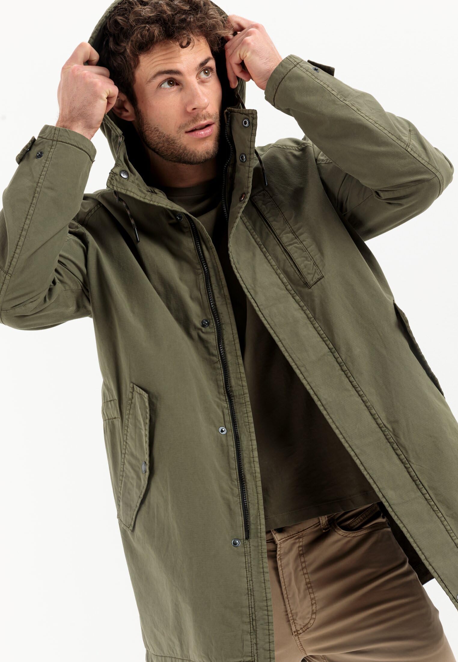 camel active Płaszcz Mężczyźni 410590/1o58