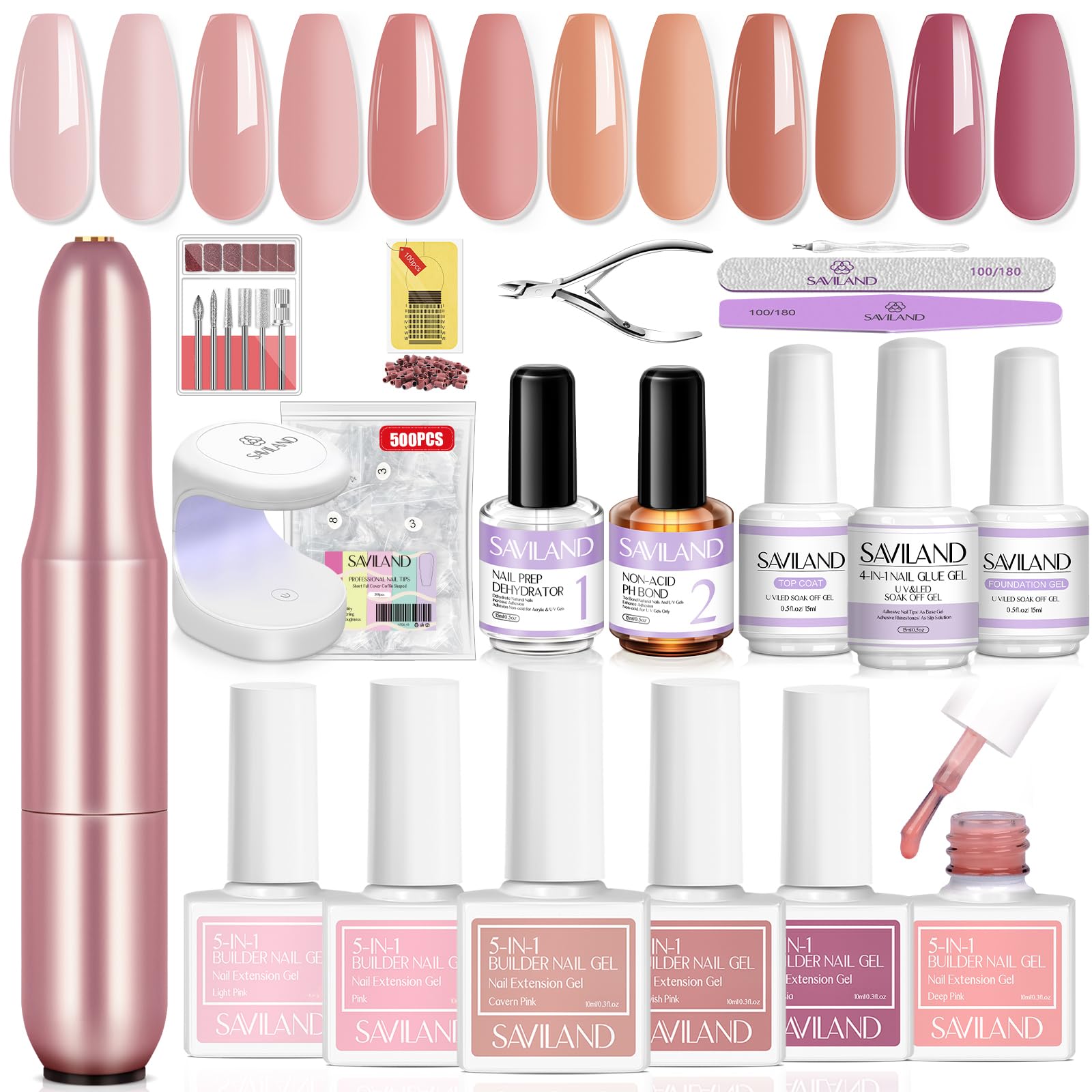SAVILAND Builder Nail Gel Kit