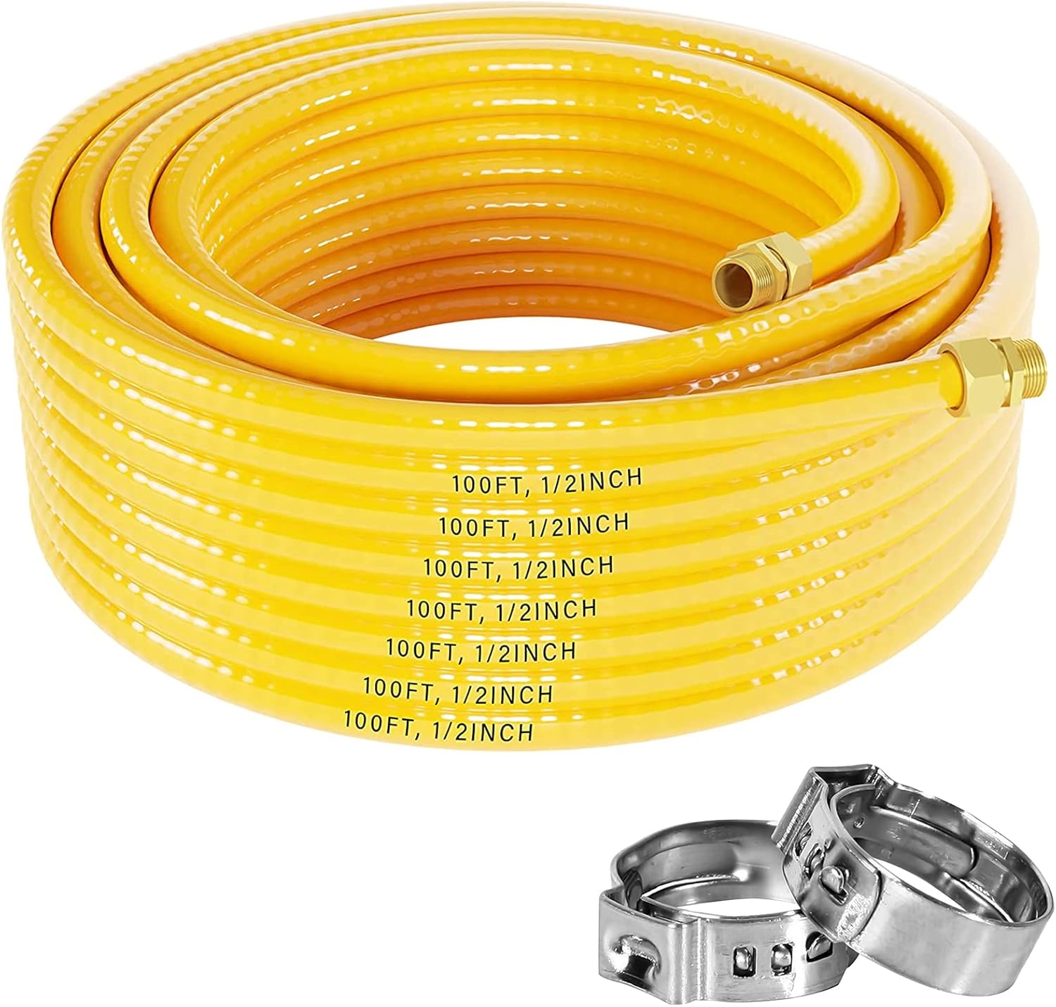 KAERMO 100FT 1/2in CSST Gas Line Flexible Gas Line 1/2inch