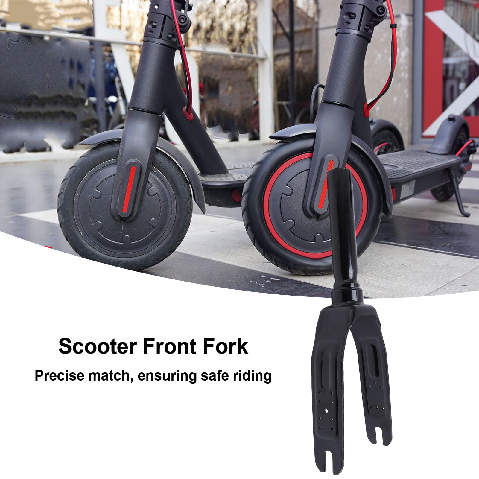 Horquilla delantera de aleación de aluminio para Mi3, scooter ligera, pieza mejorada