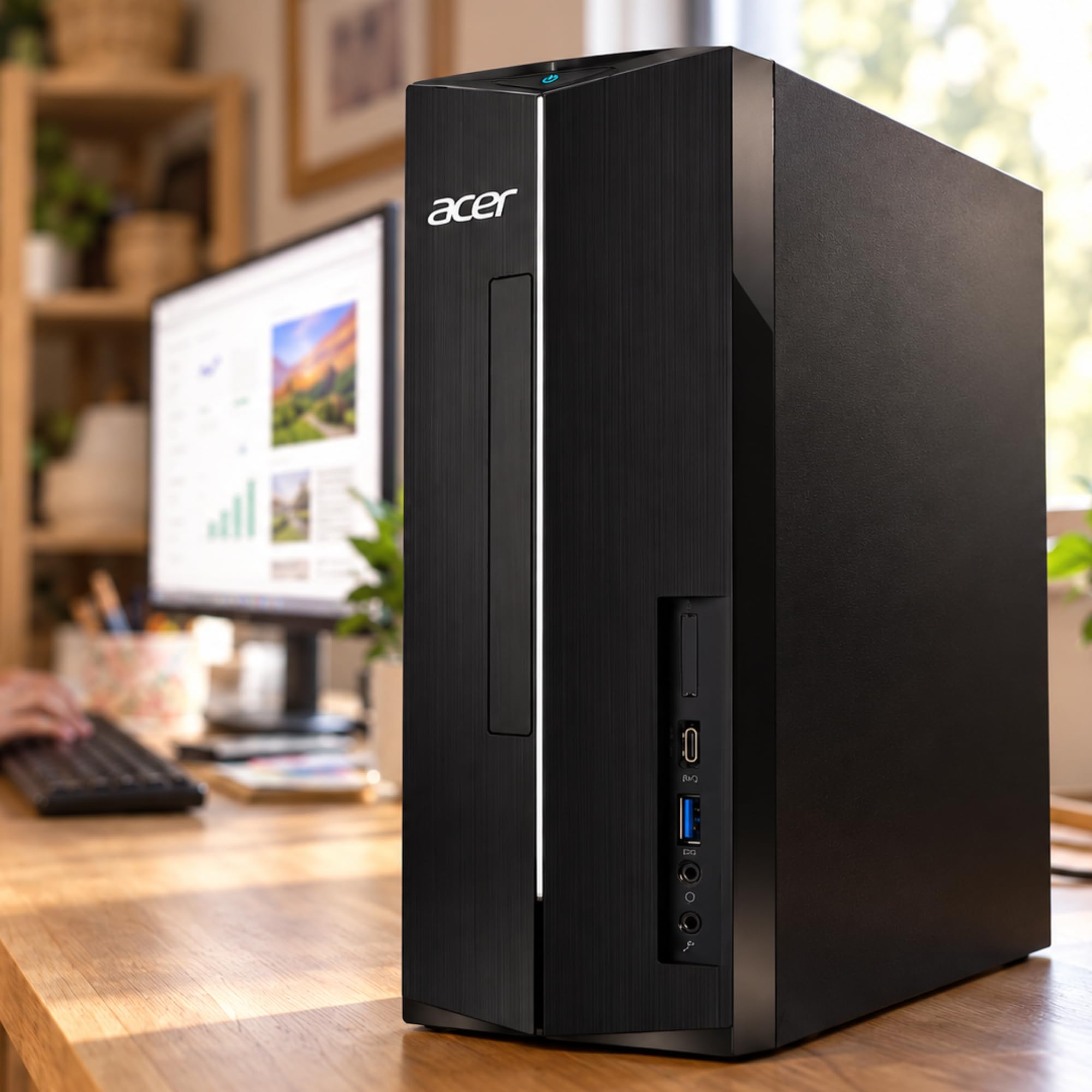Acer Aspire Desktop Computer, 12GB RAM, 256GB SSD, Intel 4-Core