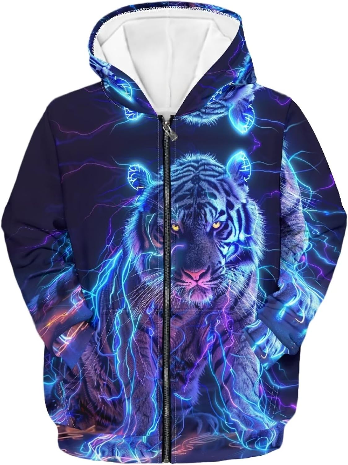 Hoodies for Kids Loose Comfy Workout Hooded Sweatshirt Boys Casual Fall Long Sleeve Zip Up Hoodie witPockets Soft