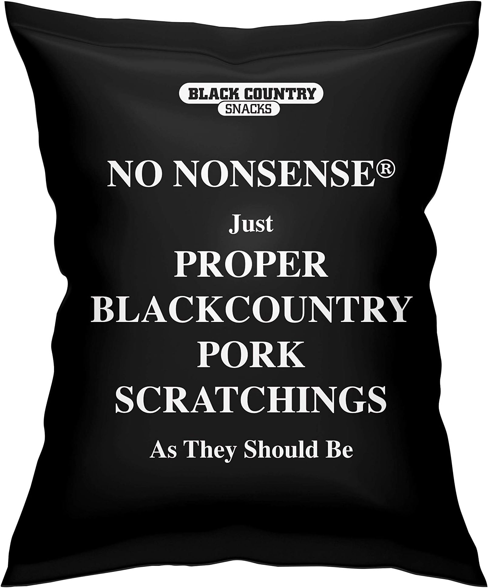 No Nonsense just Proper Pork Scratchings 10 x 70g Packets - Proper Black Country Scratchings