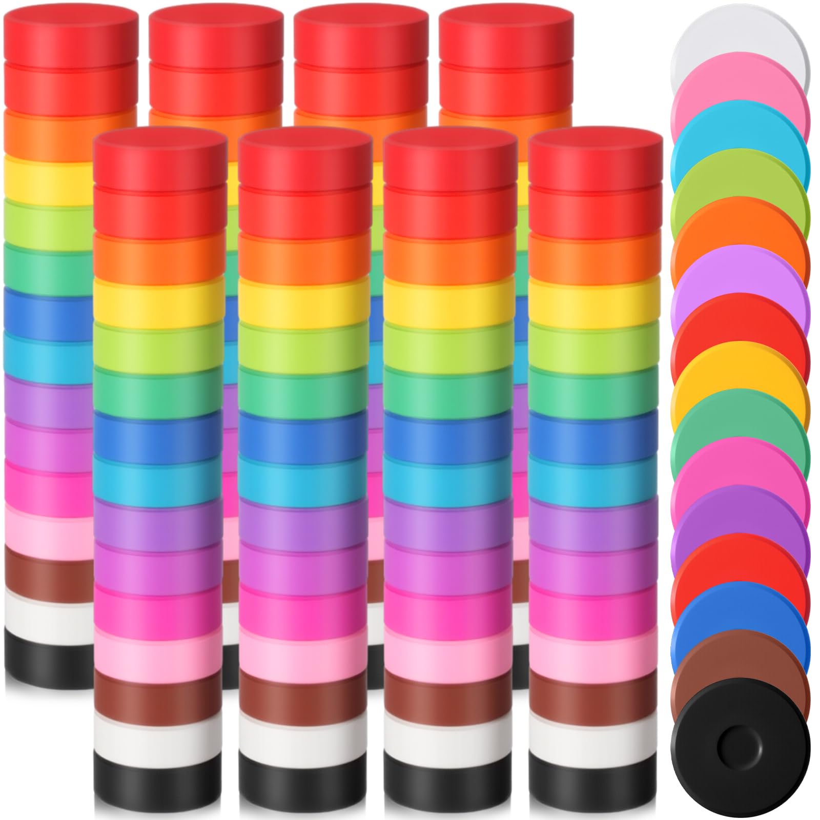Nuanchu Lot de 120 gâteaux de peinture Tempera 15 couleurs lavables pour peinture, dessin, loisirs créatifs