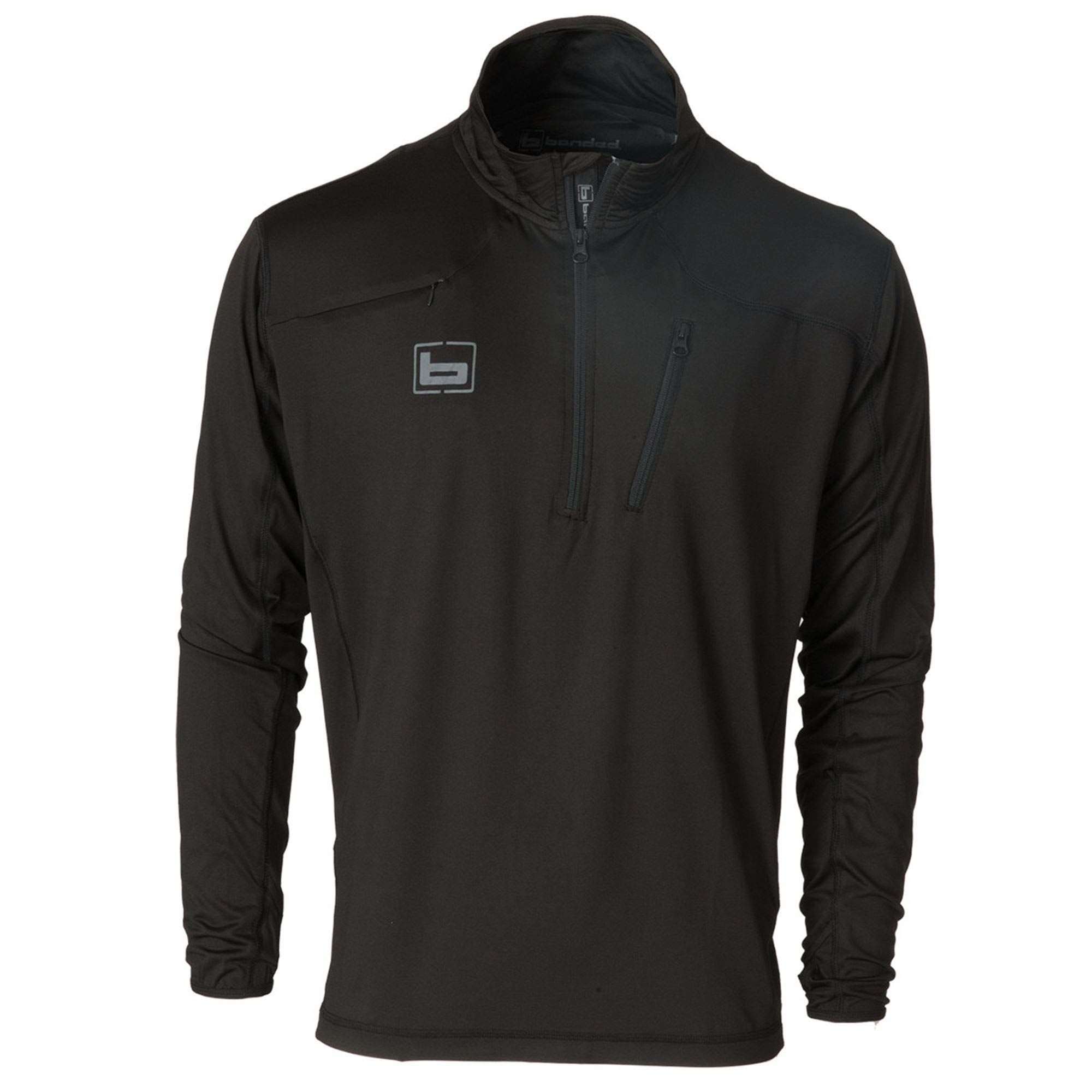 BandedTech Stalker 1/4 Zip Pullover-Black-Large