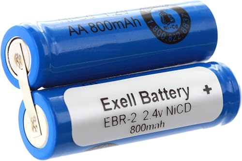 Miniatura 2 de Exell Battery Batería de afeitar compatible con 3000SX, 300SX, 3801XL, 3805XL, 3865XL, 4805XL, Ronson Razor 2, Ronson RR3, 9307, Schick F34, F40,