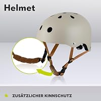 LIONELO Helmet gyermek kerékpáros sisak - bézs - 50-56 cm (S-es méret) 5