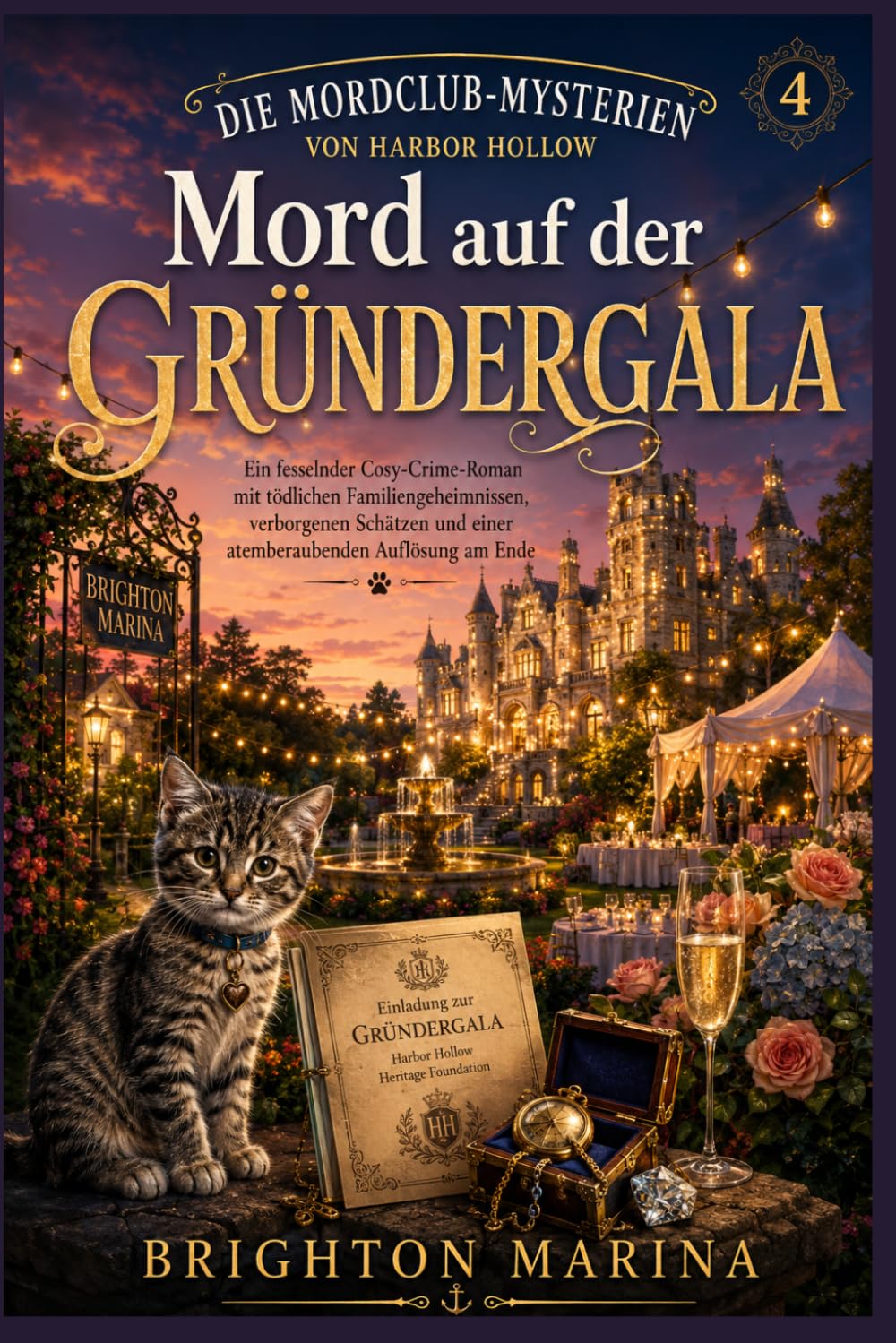 Mord auf der Gründergala: Ein fesselnder Cosy-Crime-Roman mit tödlichen Familiengeheimnissen, verborgenen Schätzen und einer atemberaubenden Auflösung am Ende (Buch 4)