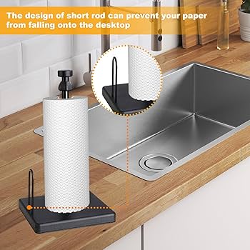 Amazon｜キッチンペーパーホルダー ステンレスロールペーパー
