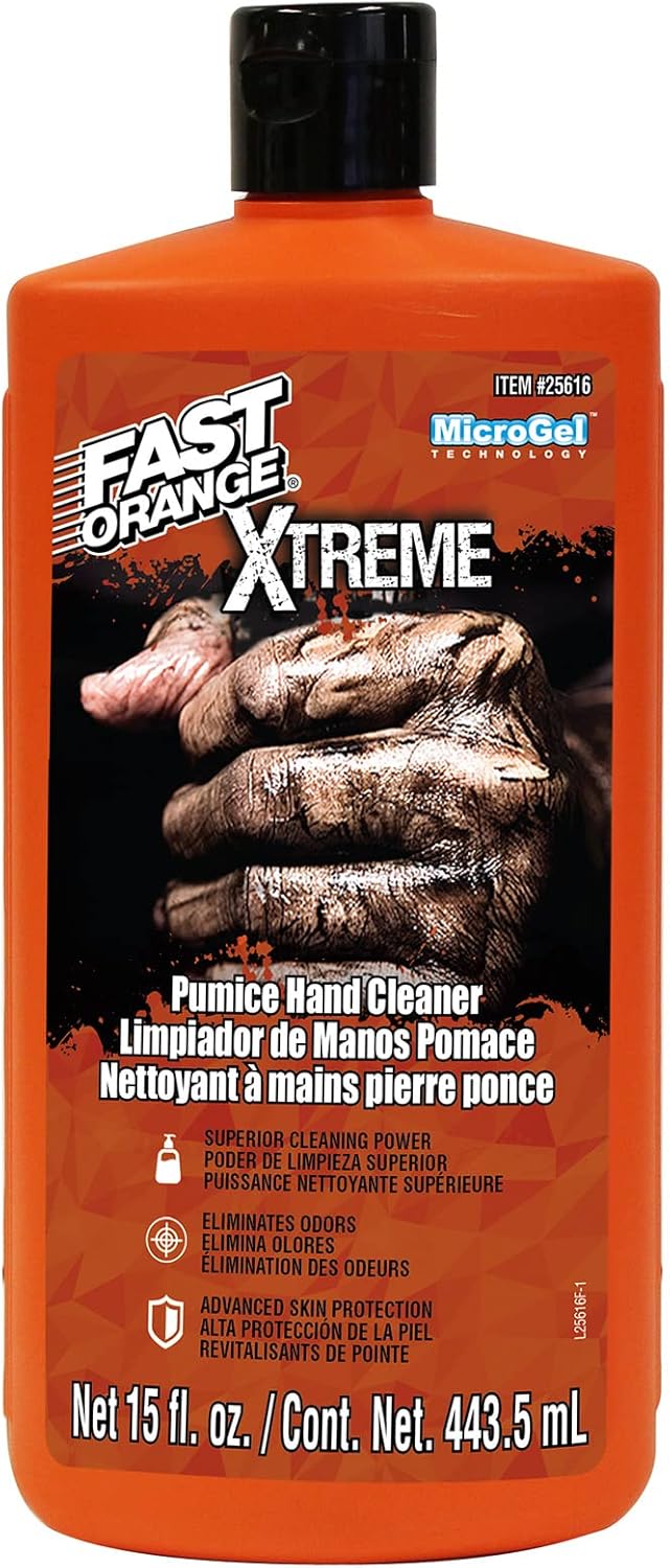 Fast Orange 25616 Xtreme Hand Cleaner, 15 oz.