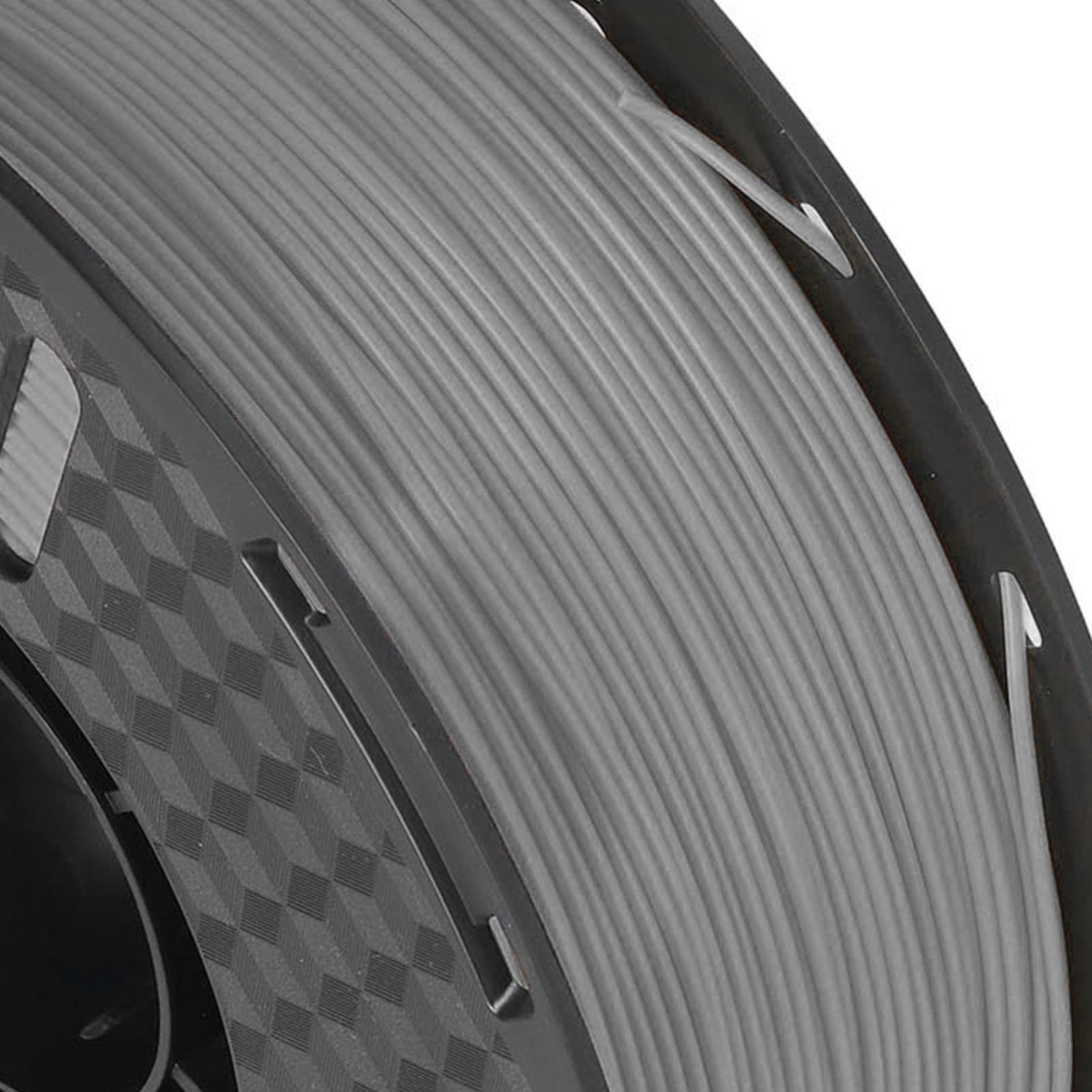Wakects Filament PLA 1,75 Mm, Szpula do Drukarki 3D 1 Kg, dokładność ± 0,02 Mm, Uszczelnienie Próżniowe, Druk w Temperaturze od 374 do 410°F dla Hobbystów Zajmujących się Prototypowaniem FDM (SILVER)