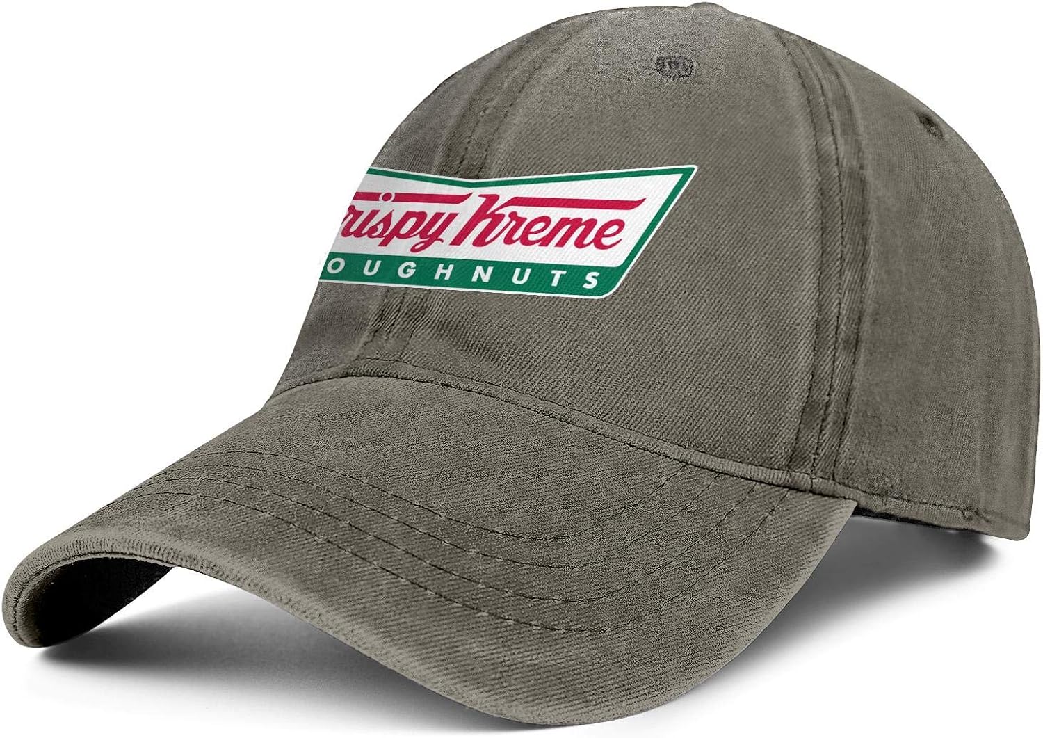 Beautiful Women Mens Baseball Cap Low Key Messy Krispy-Kreme-Doughnuts-Restaurant- Adjustable Truck Cap Sandwich Brim Hat : Clothing, Shoes & Jewelry