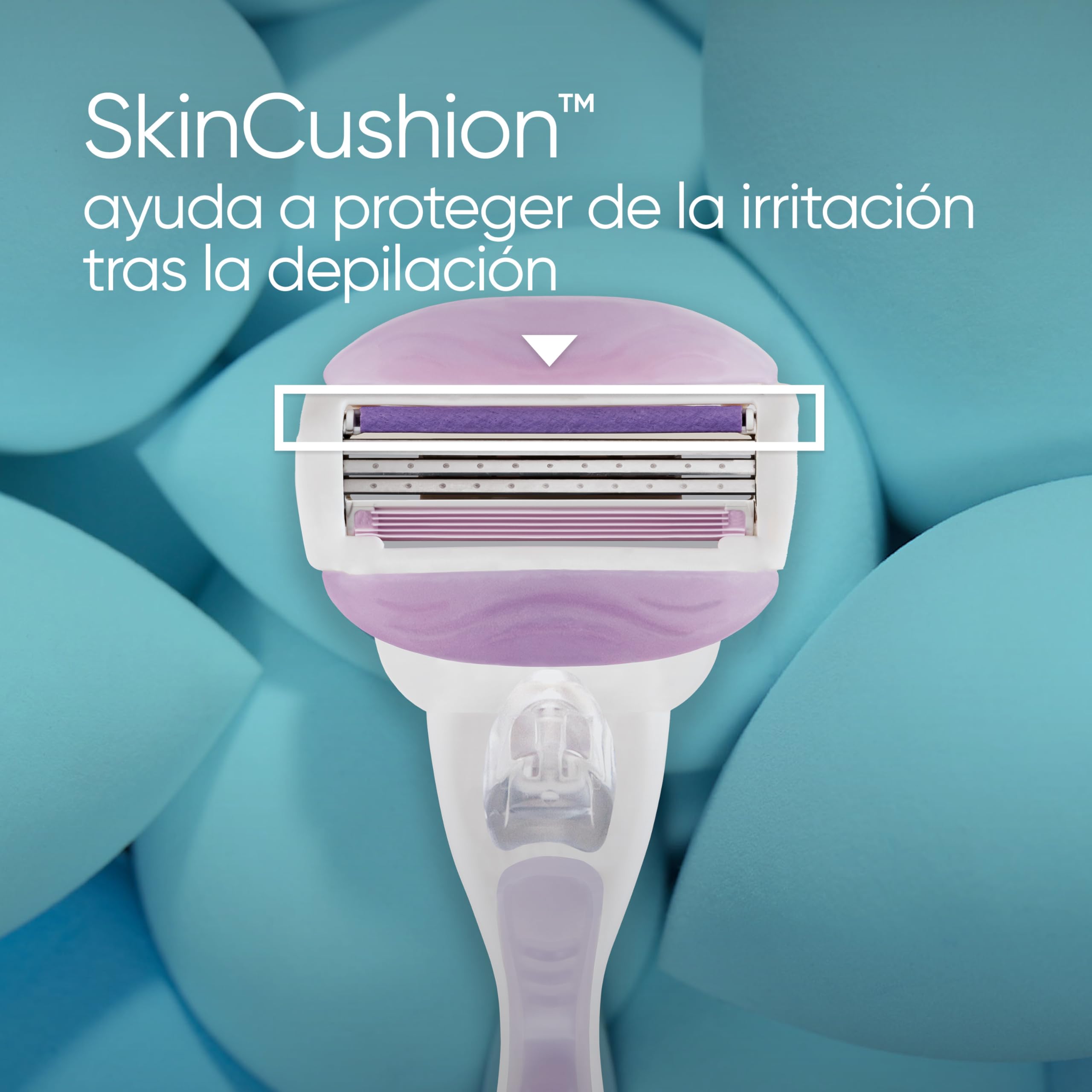 Gillette Venus ComfortGlide Breeze Máquinilla de Depilación Para Mujer + 2 Cuchillas de Recambio, 3 Venus Recambios Para Una Depilación Suave, Apurada Y Duradera (el embalaje puede variar)