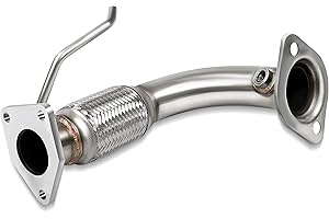 Front Flex Pipe Compatible With 2003-2007 2.4L Honda Accord Stainless Steel
