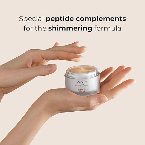 Miniatura 6 de M. Asam MAGIC CARE Glow Up Cream (1.69 onzas líquidas) - Crema facial ligera con efecto de brillo inmediato y a largo plazo, cuidado de la piel para