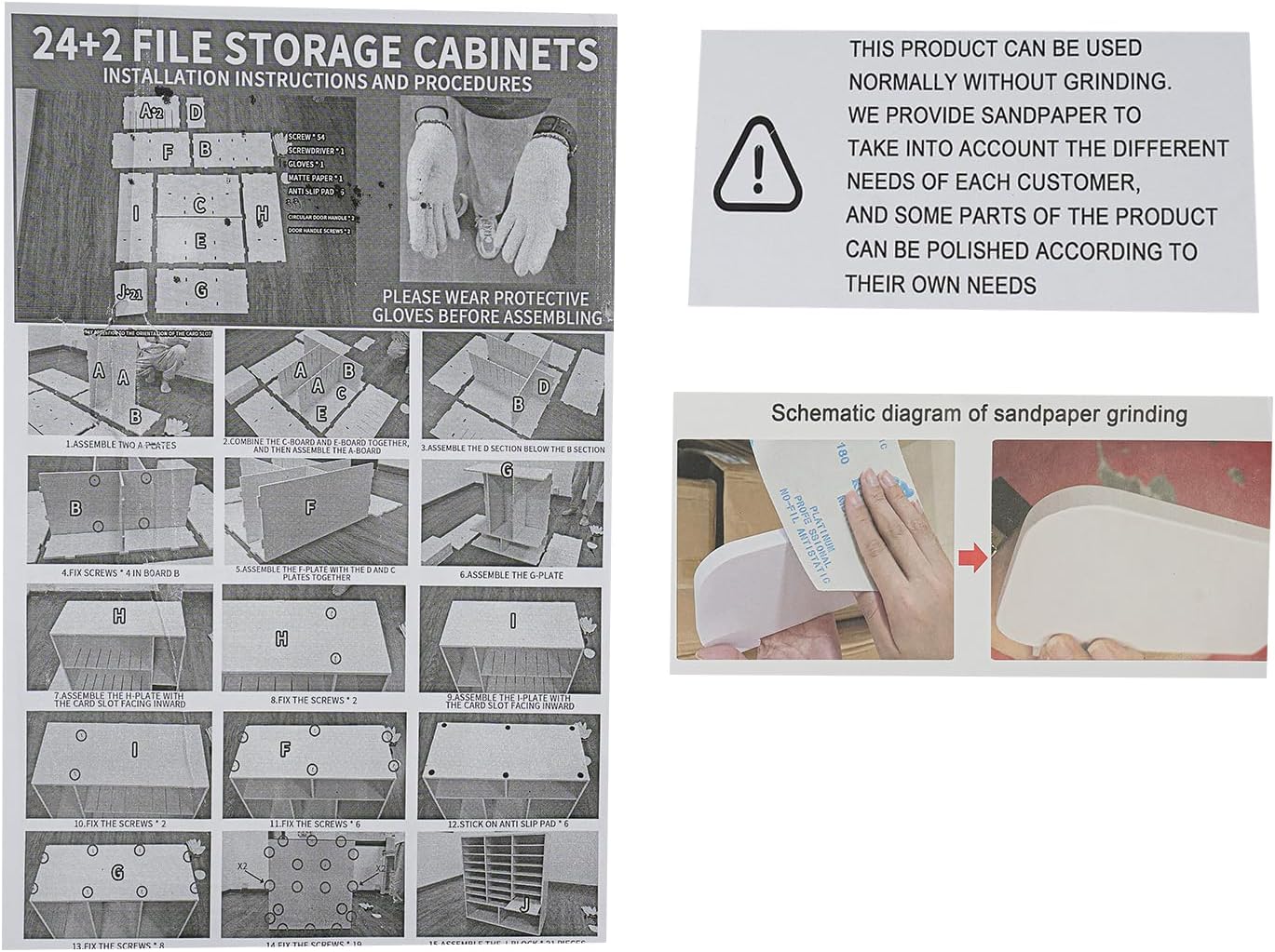 Literature Organizer 24 Slots Compartments Mail Organizer with 2 Drawers, Classroom Mailbox for Office Paper Shelve Student Mailboxes for Classroom/Office/Home(White)