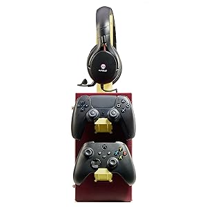 Numskull Official Harry Potter Platform 9 3/4 Gaming Accessory Locker & Storage Stand  Holds 10 Games/DVDs, 4 Controllers, Headset, and Accessories  Durable & Compact Organizer  Official Harry Potter Merchandise