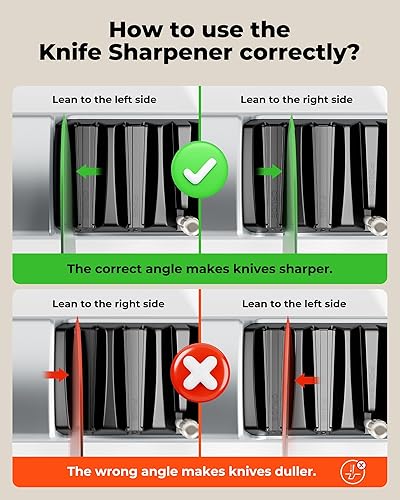 Miniatura 8 de Cuchillo eléctrico multifuncional de 4 etapas y afilador de tijeras, abrasivo de diamante para cuchillos de chef de borde recto, varilla de afilado